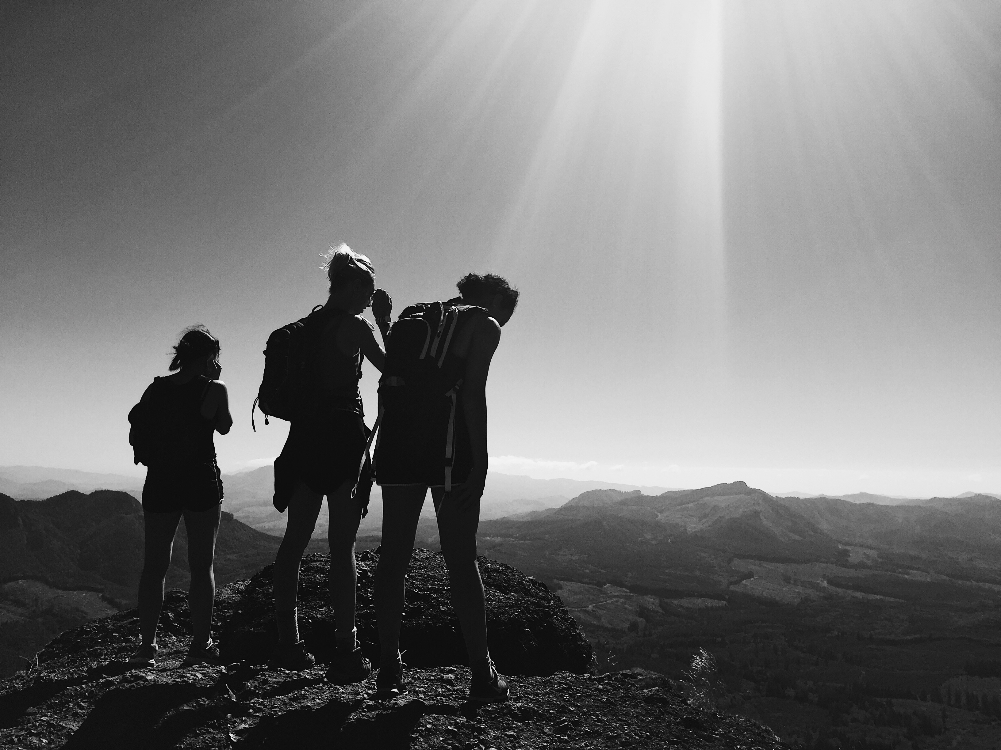 Hiking on Dog Mountain
