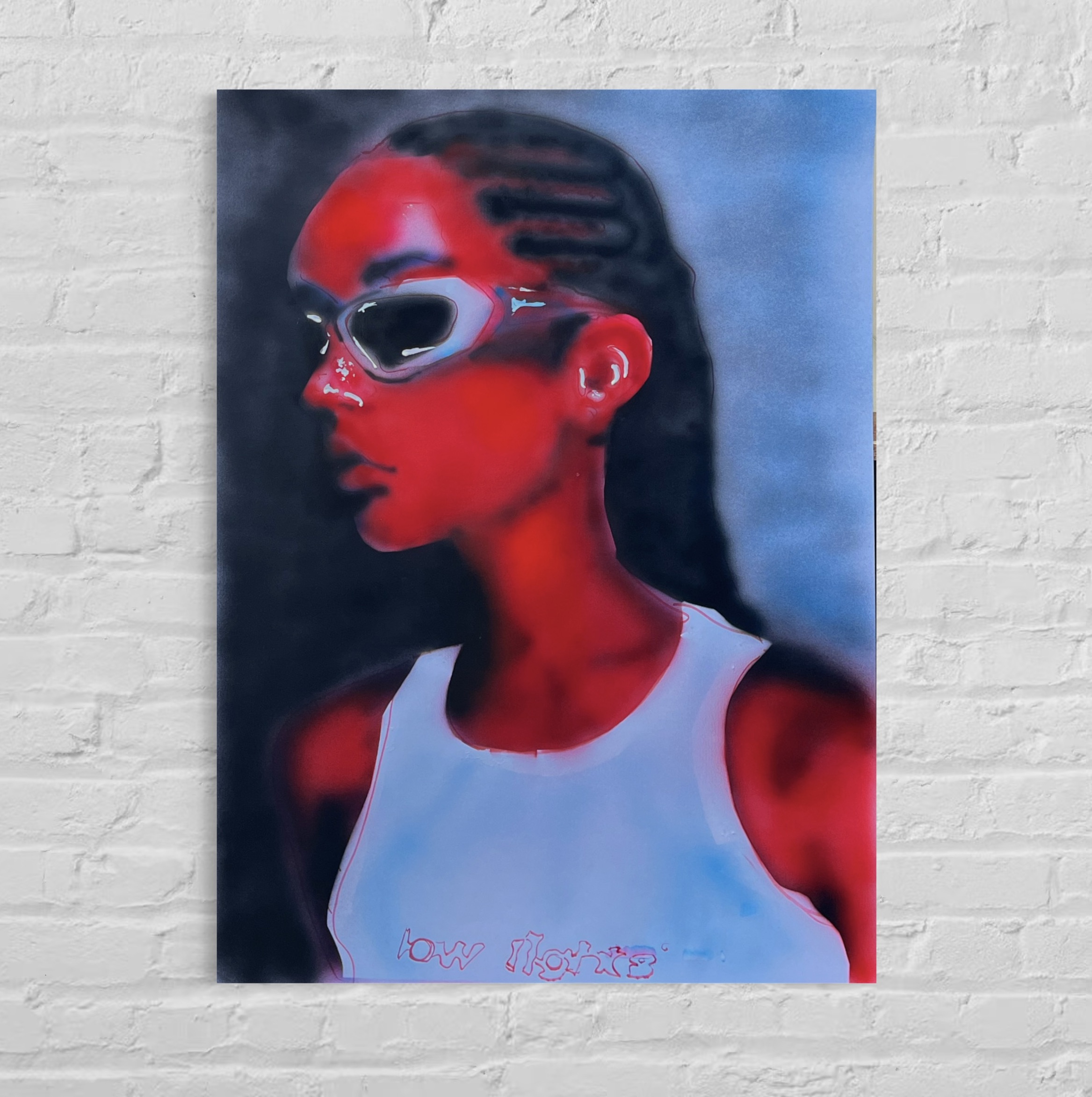 Zed’s Dead, (2024), acrylic paint on 200GSM Cartridge.  FOR SALE