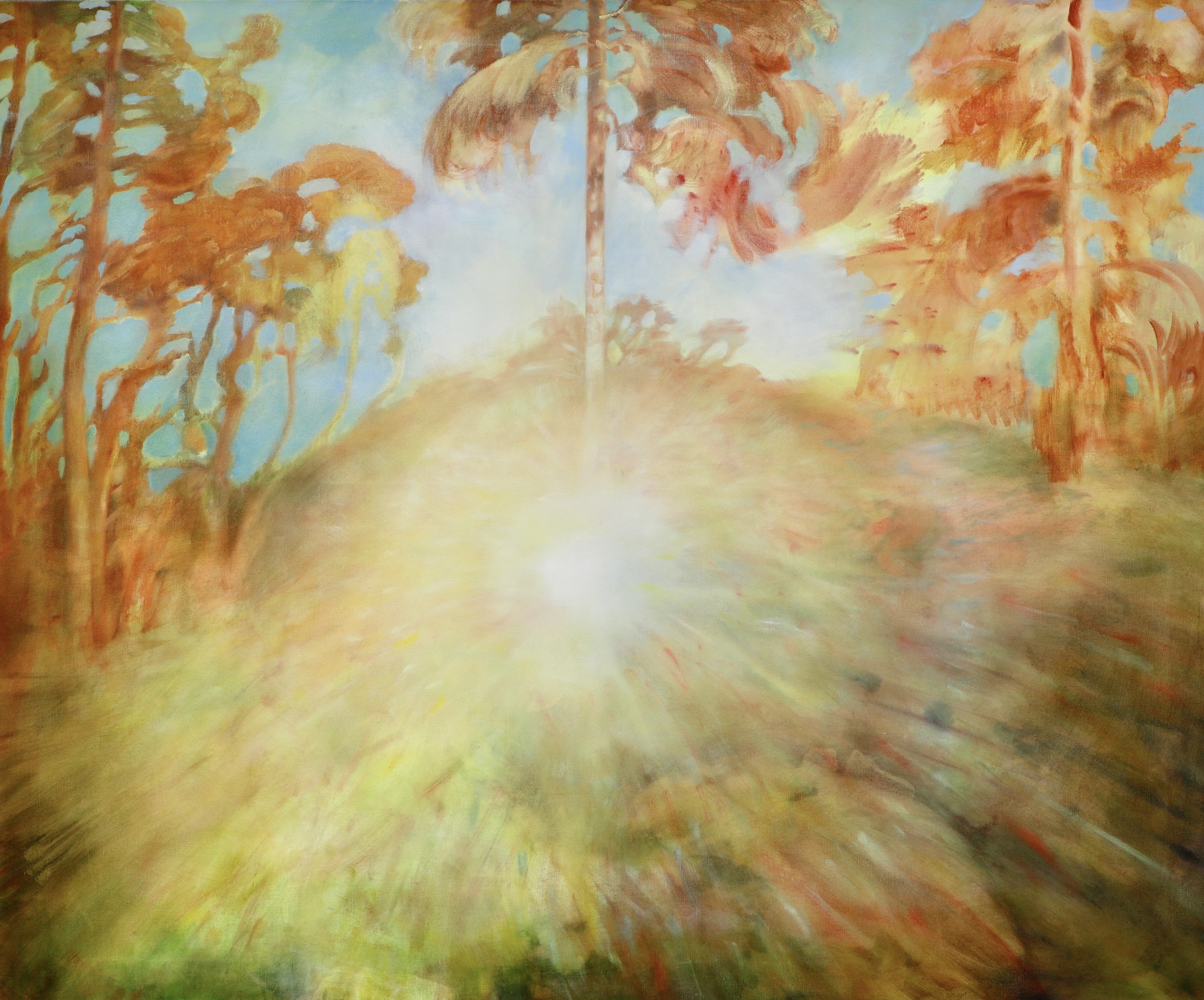 Assumption / 145 x 120 cm / watercolour and oil on canvas 