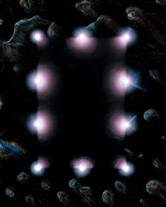 The Making or Being Of #1 (The Way of the Ghost)2022Light drawing and tampered negative, archival pigment print, 40 x 32 inches