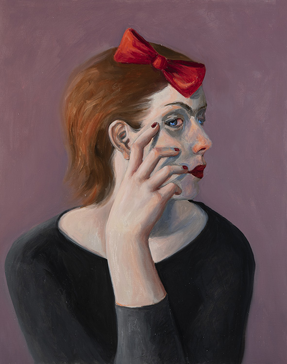  Honey, 2020, olio su tela, 50x40 cm  