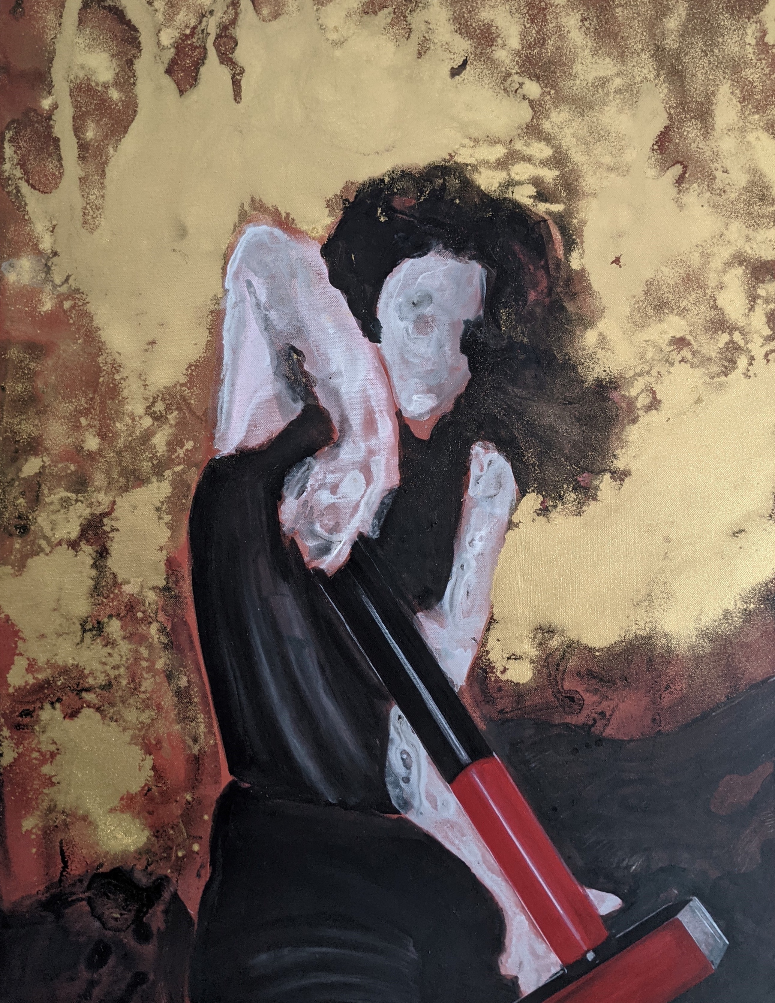 Pandora - Mixed media on canvas - 58x76 cm