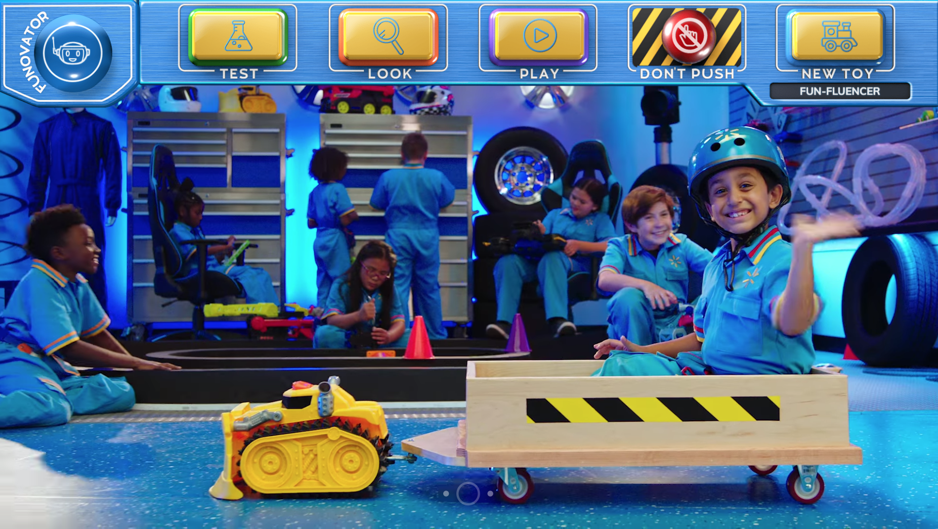 the walmart toy lab experience app