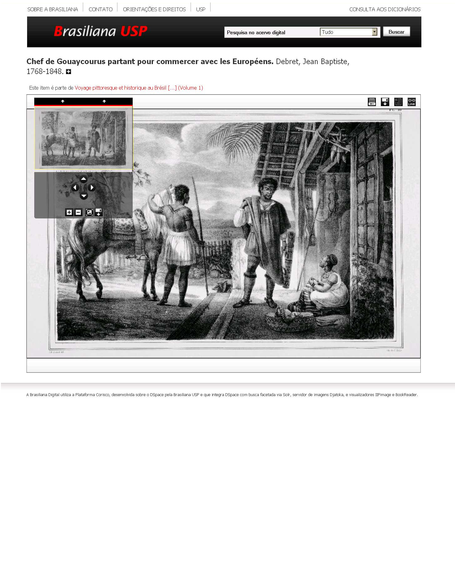 Interface Design of 'corisco' a CMS for libraries developed at Brasiliana Library