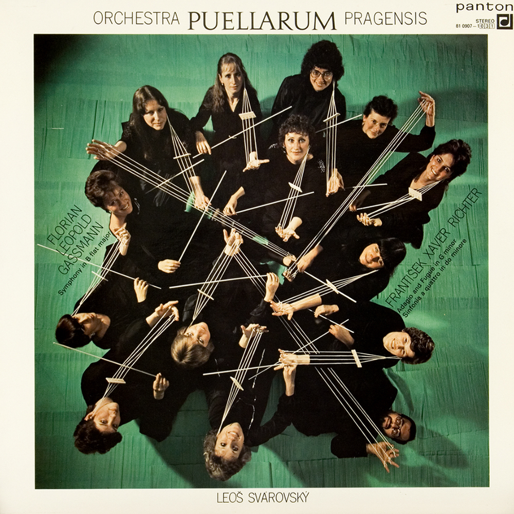 1989 20Orchestra Puellarum Pragensis Graphic design, Lenka Jasanská