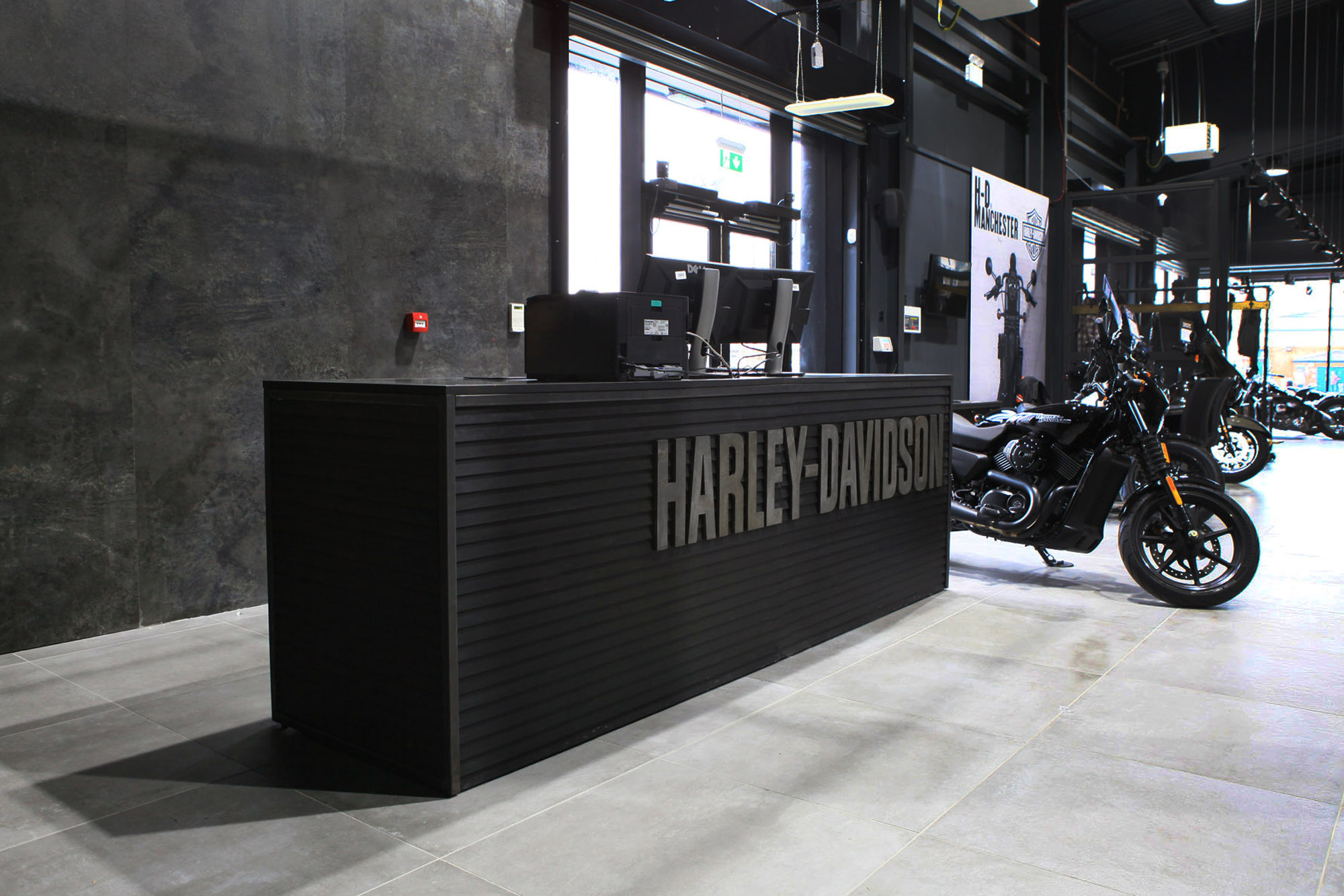 Harley Davidson Manchester Raskl Art Architectural Production