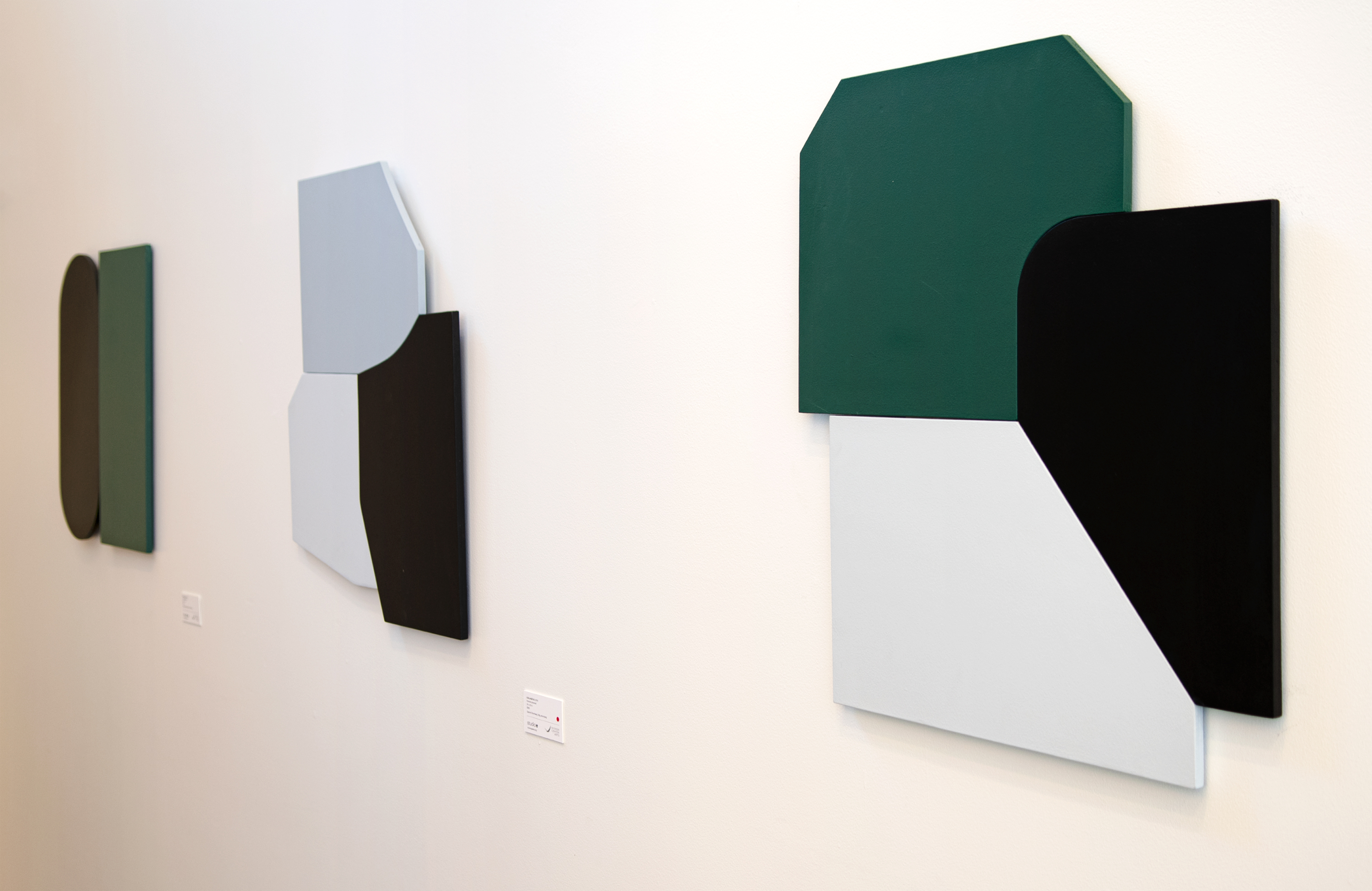 Gabriel Stromberg, Collage #1, Painted plywood, 25 x 22 inches, 2019