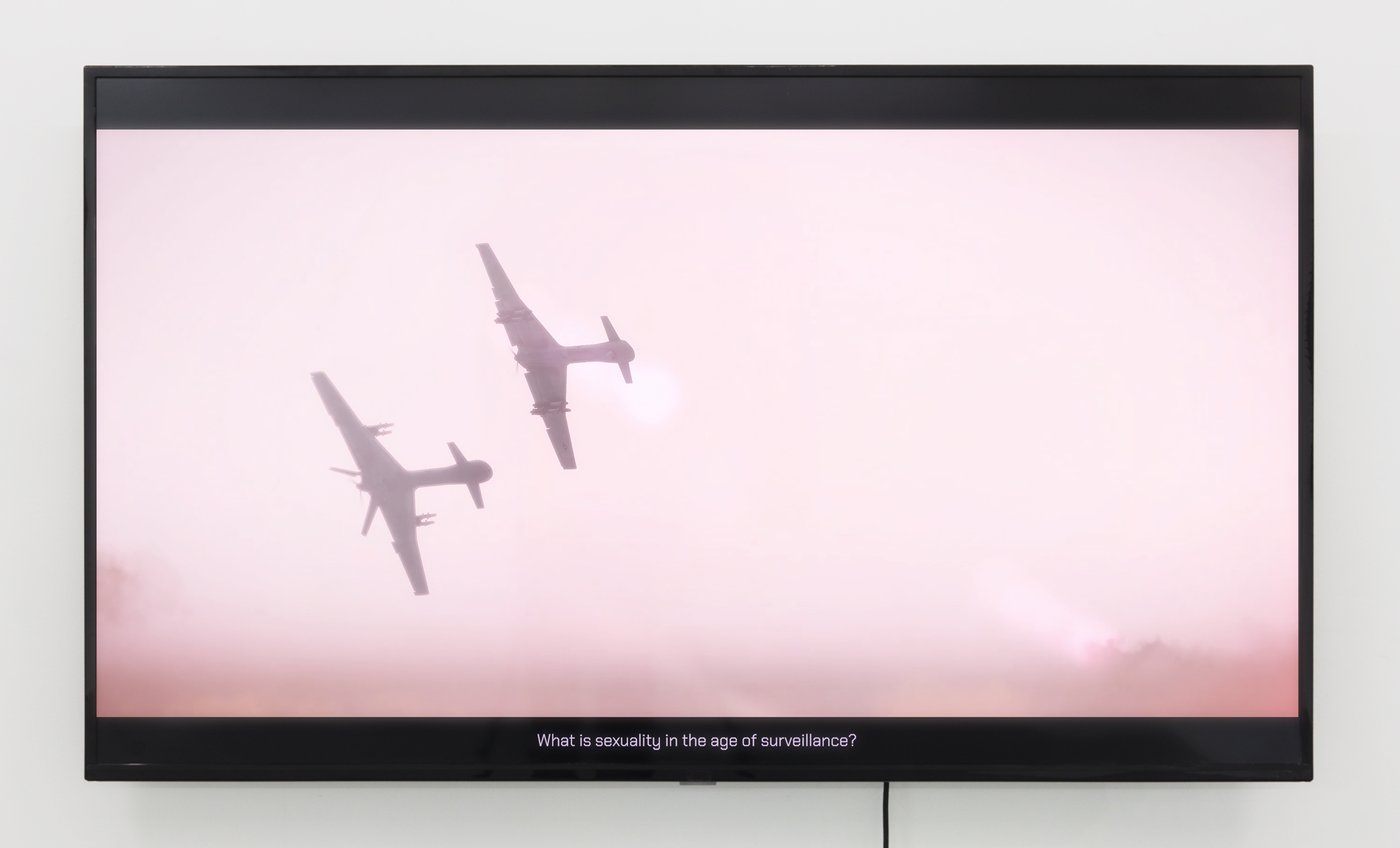 As far as the drone can see, 2023, single-channel video with sound, 15 minutes, 49 seconds