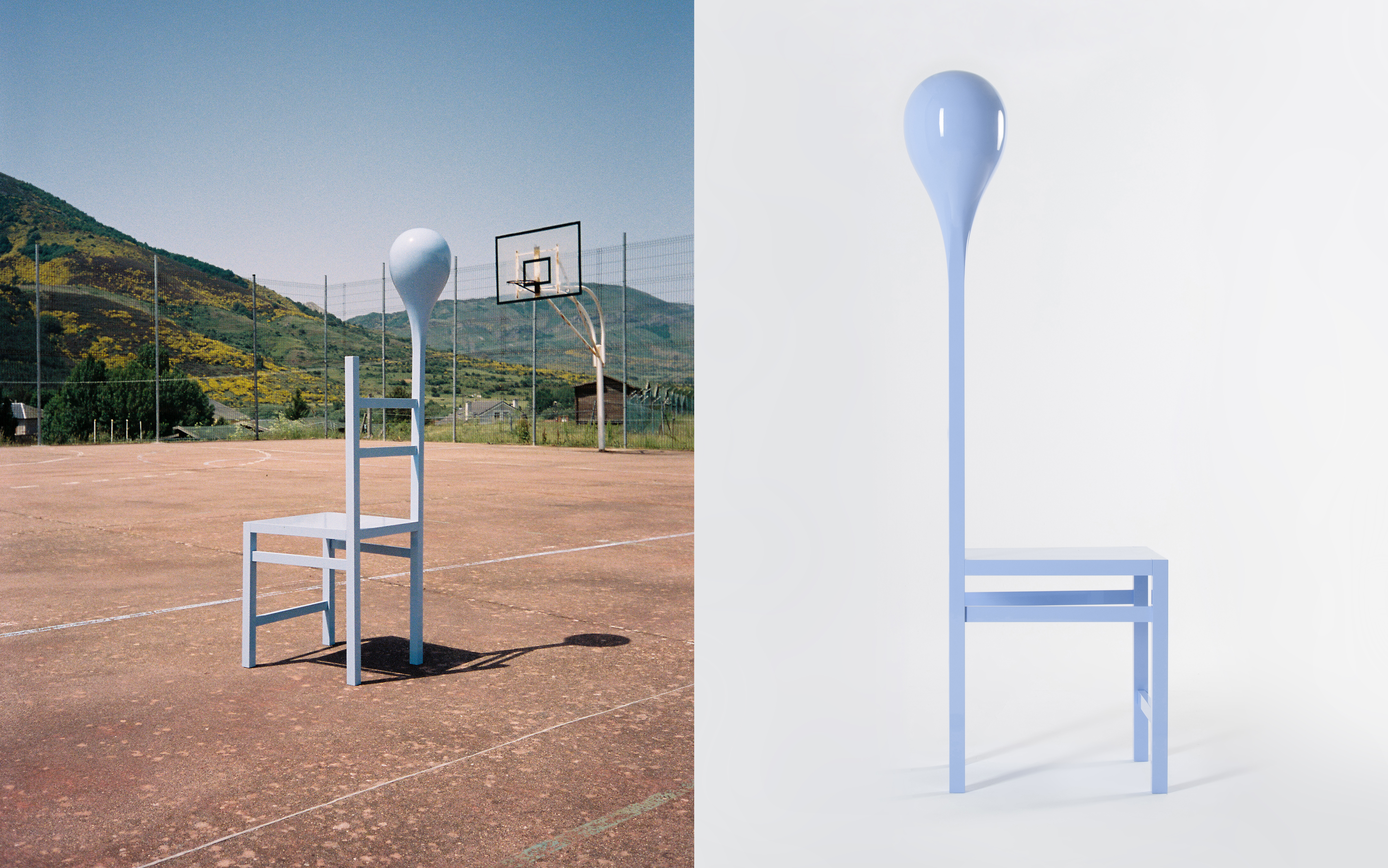 Blue Balloon chair, 2022