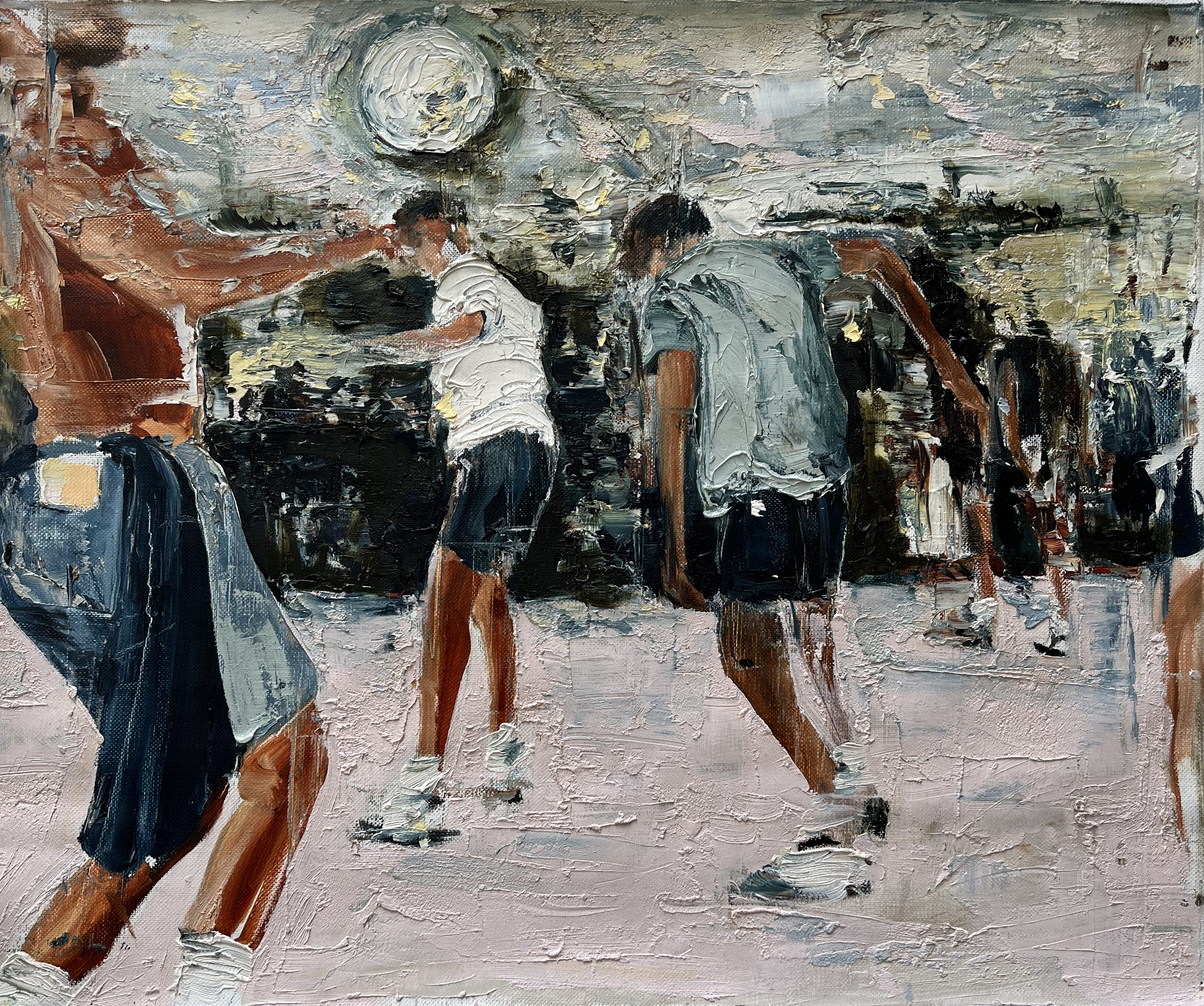 01. The Wall flowers, 2023 oil on canvas [20 x 24’ inches]