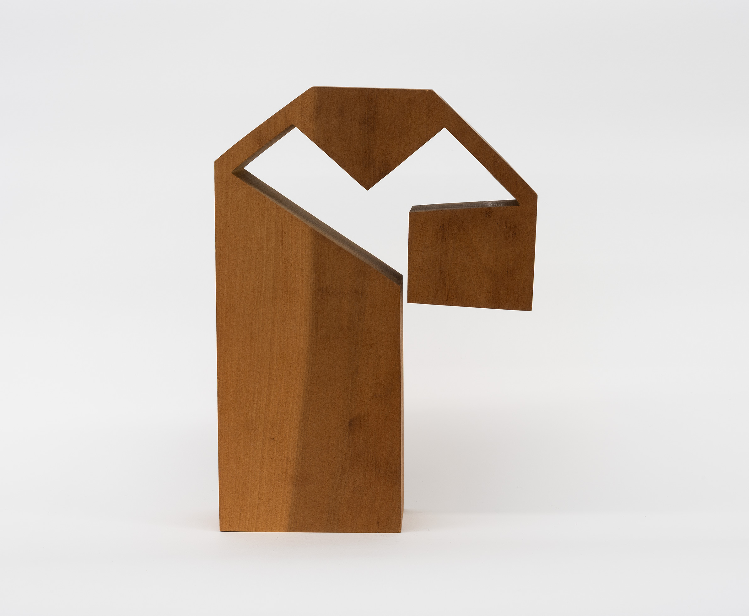Bettina, Finite Structures (French Keys), 1970, Wood, 11 x 8 x 2 3/4 in. 27.9 x 20.3 x 7 cm.