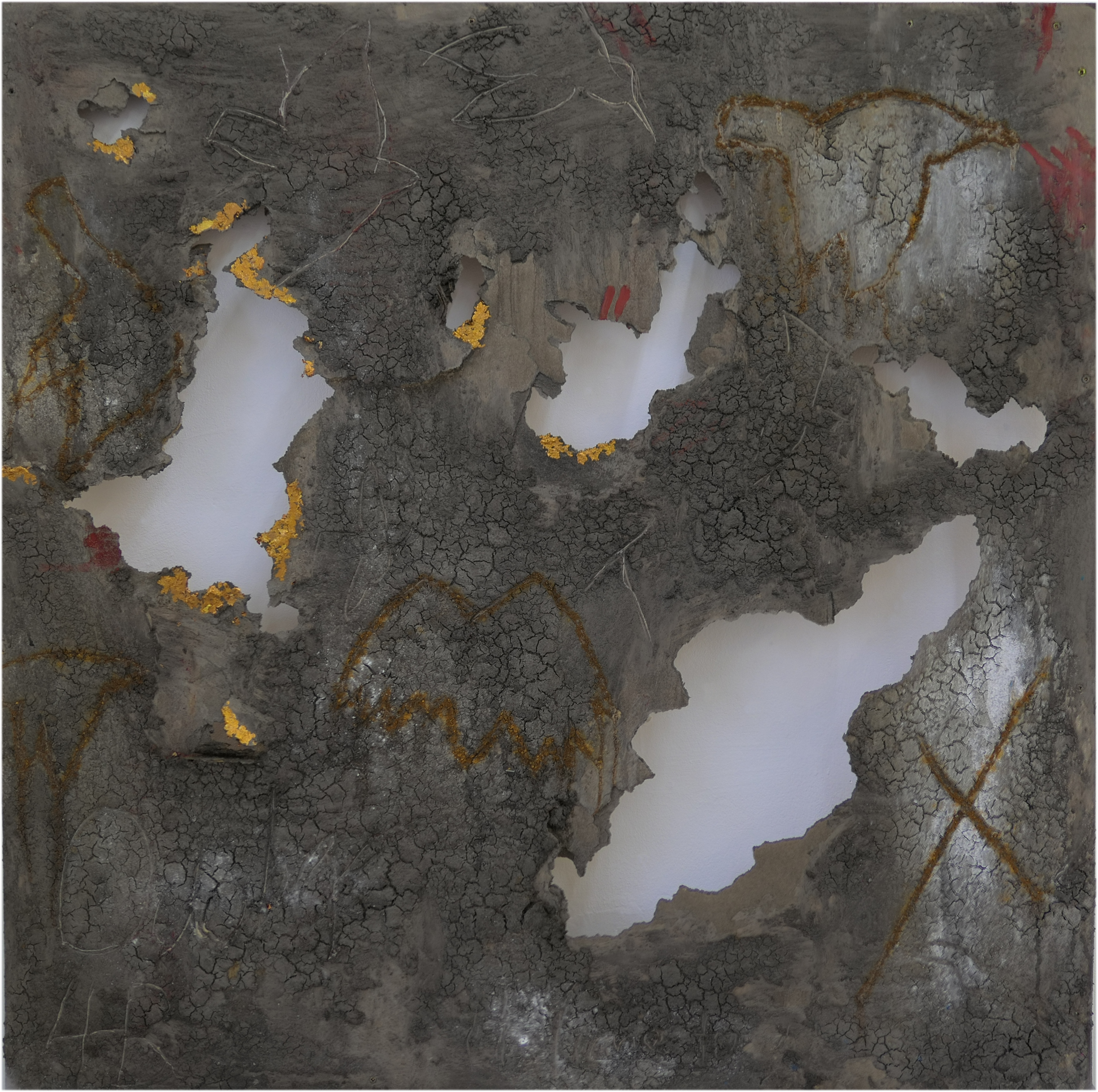 004C // Mixed Media on Board // 120x120cm // 2019