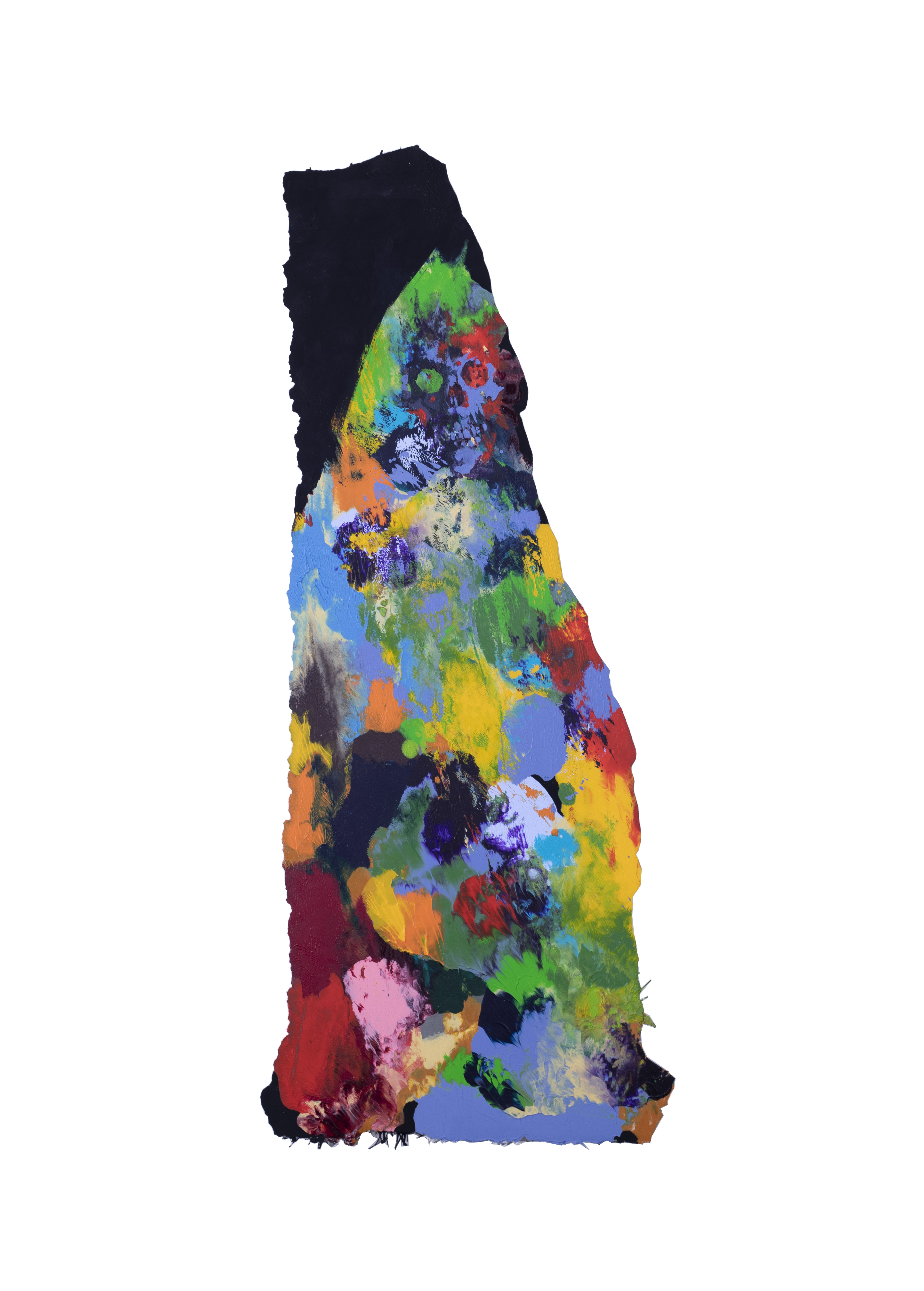  Last Night I Had A Vision,&nbsp;2021 12 x 29 in (30.48 x 73.66 cm)🔴