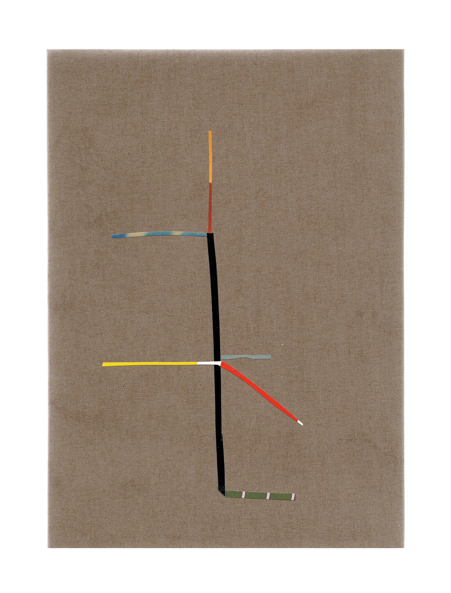 'Points' collage on board