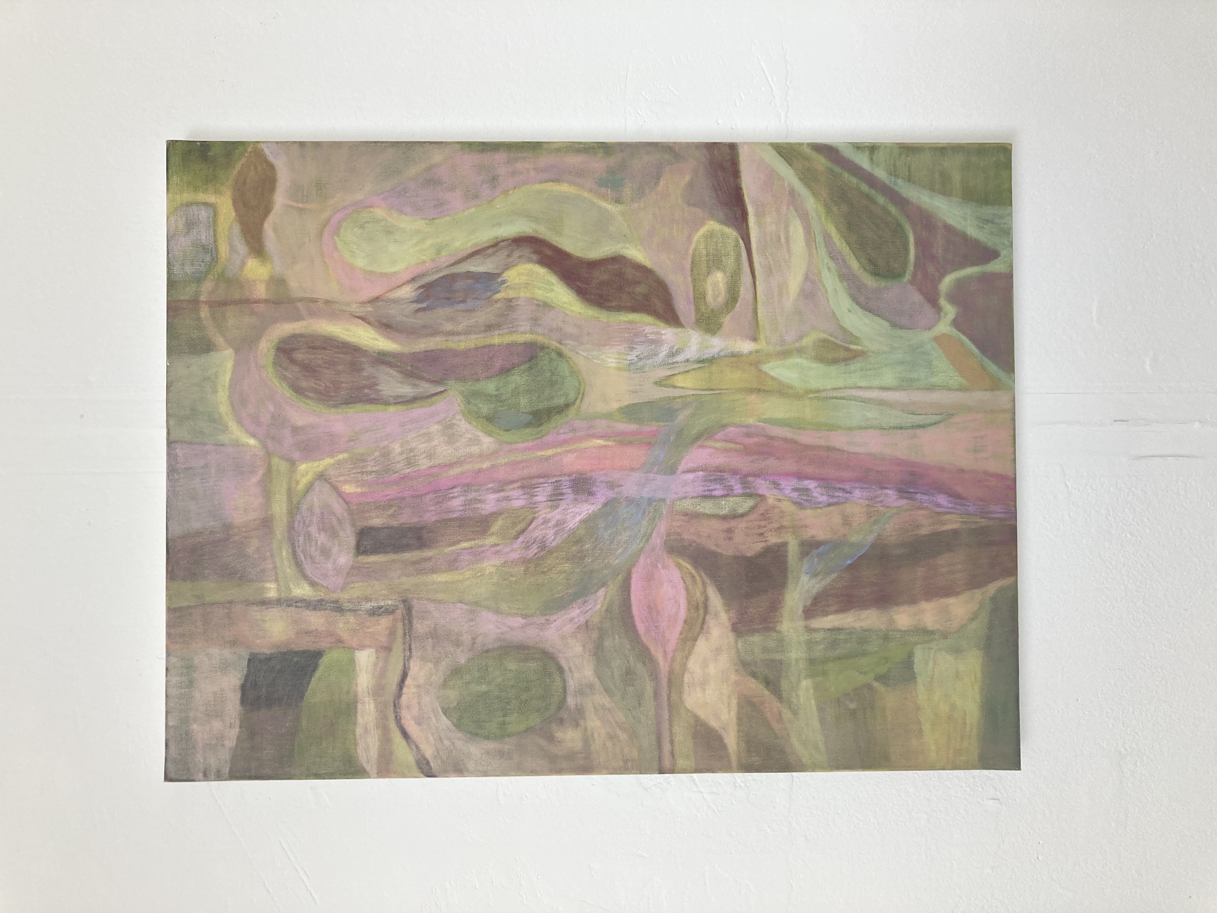 In sickness and ill-health, oil on linen, 18"x24", 2024