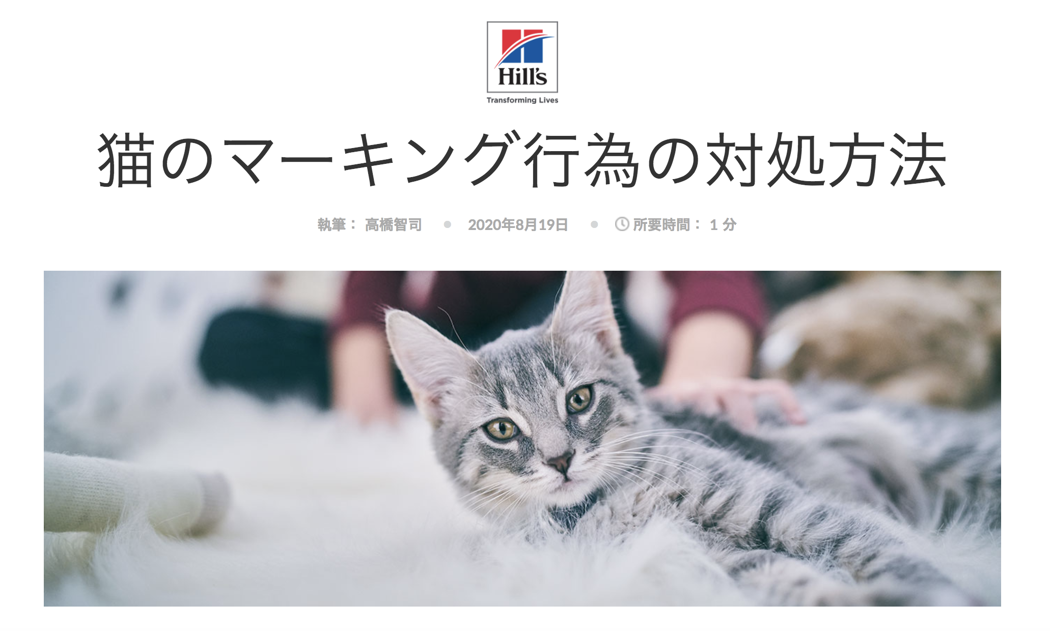 How to Handle Cat Spraying: Click here to read