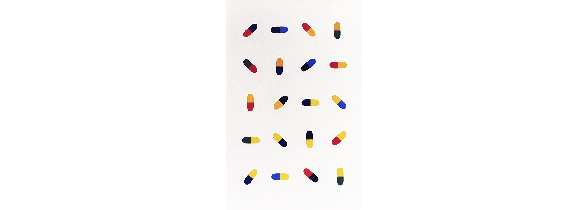 Untitled, 1995. Acrylic on canvas, 120 x 180 cm.