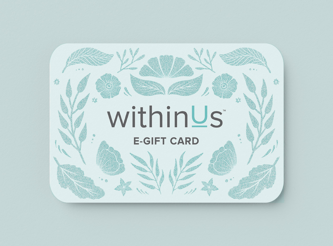 withinUs E-Gift Card Design & Illustration
