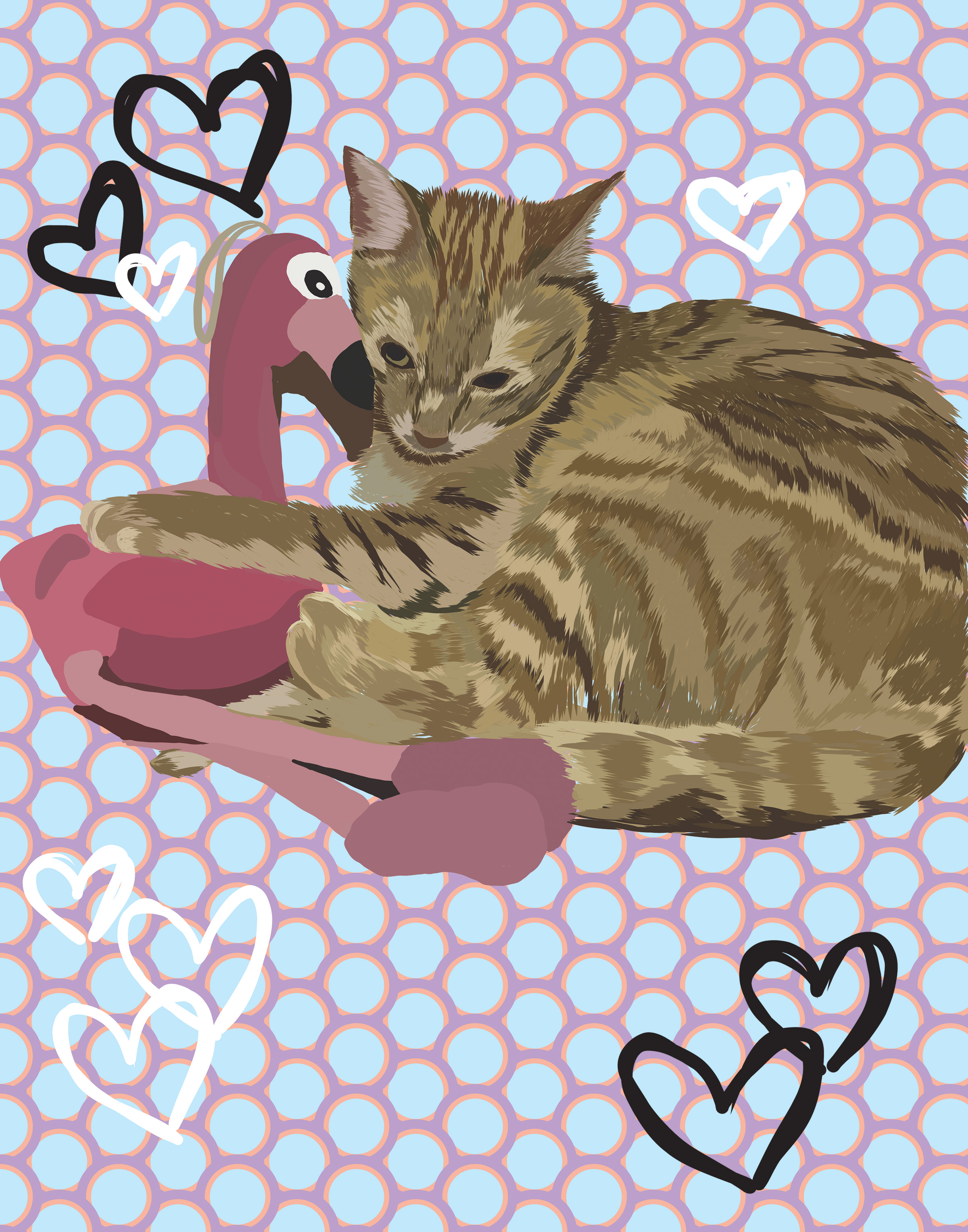 best friends, adobe illustrator, 2022