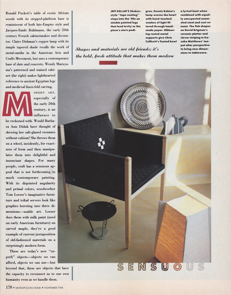 Metropolitan Home, November 1988