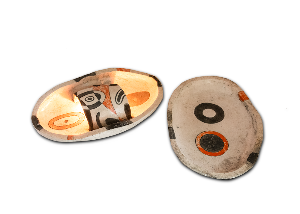 Sasso con abito in prestito (interno)