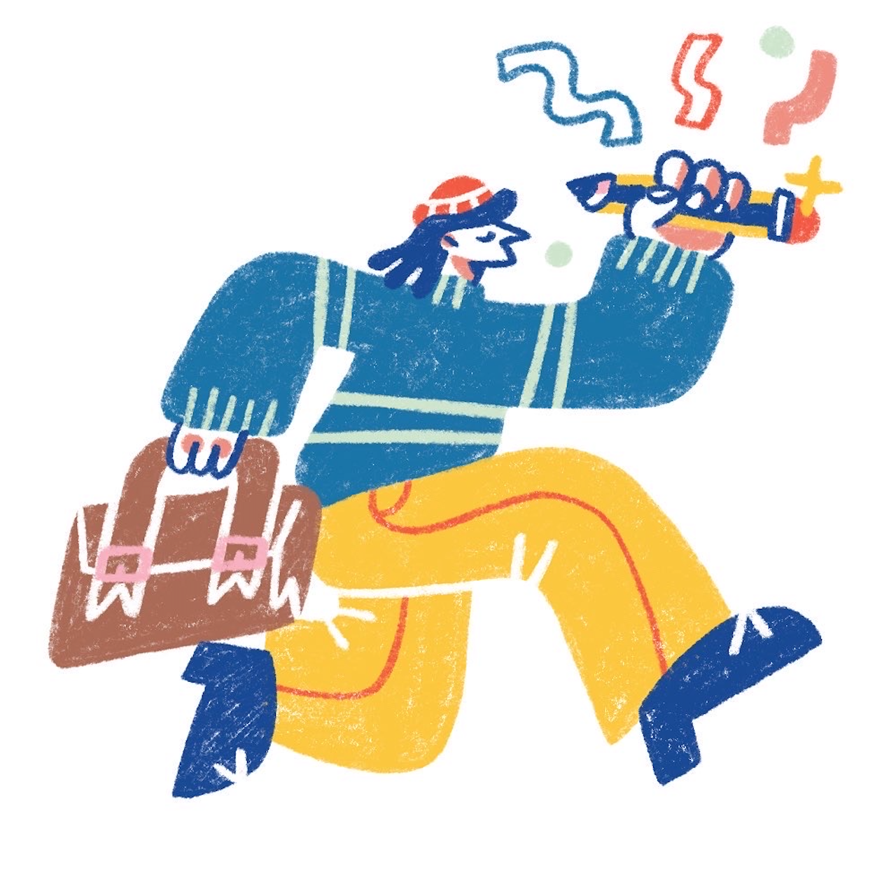 Spot illustration for UAL Careers and Employability, 2022