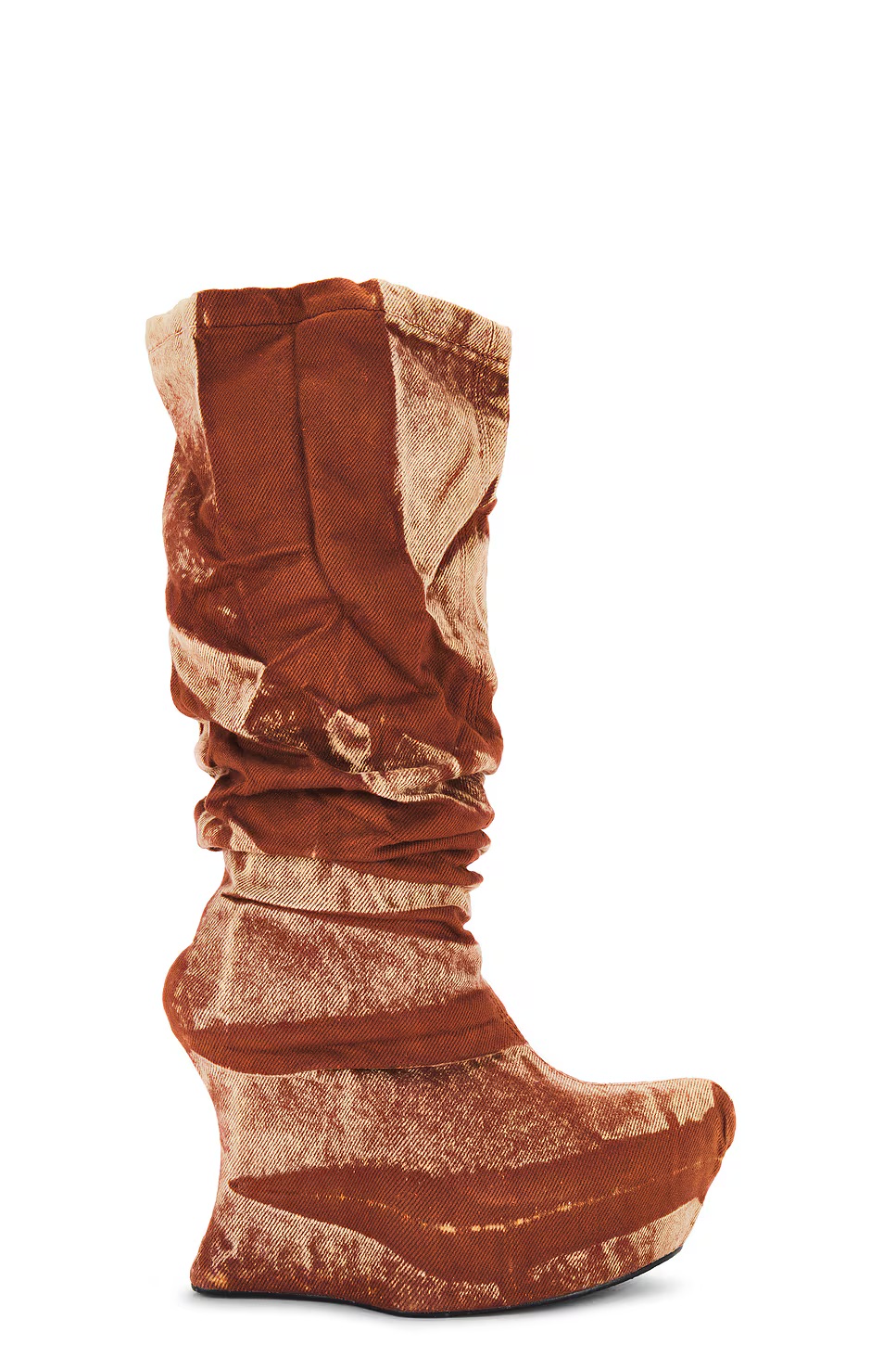 Drapey Slouch boots Freckled Truffle £515