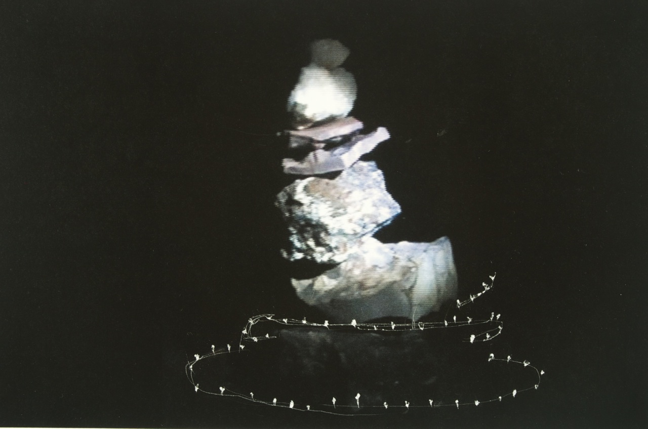 Untitled(Elements), video animation still of 4 part video installation, 2 min., 2012