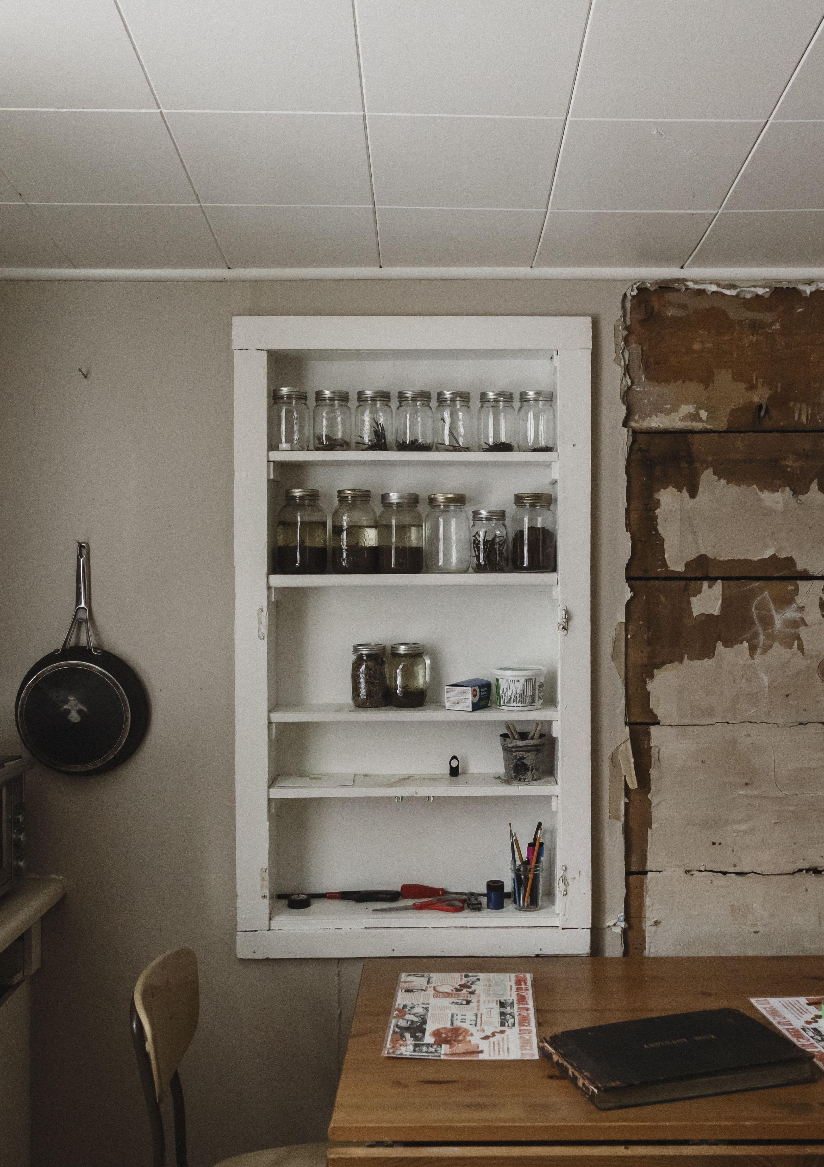 Cannibal lot is a derelict structure in a process of slow deconstruction. Artist collaborators activate spaces; build community through catharsis; employ art and design to create value out of building waste. Saskatoon, Saskatchewan 2023-2025. Photo Credit Carey Shaw.