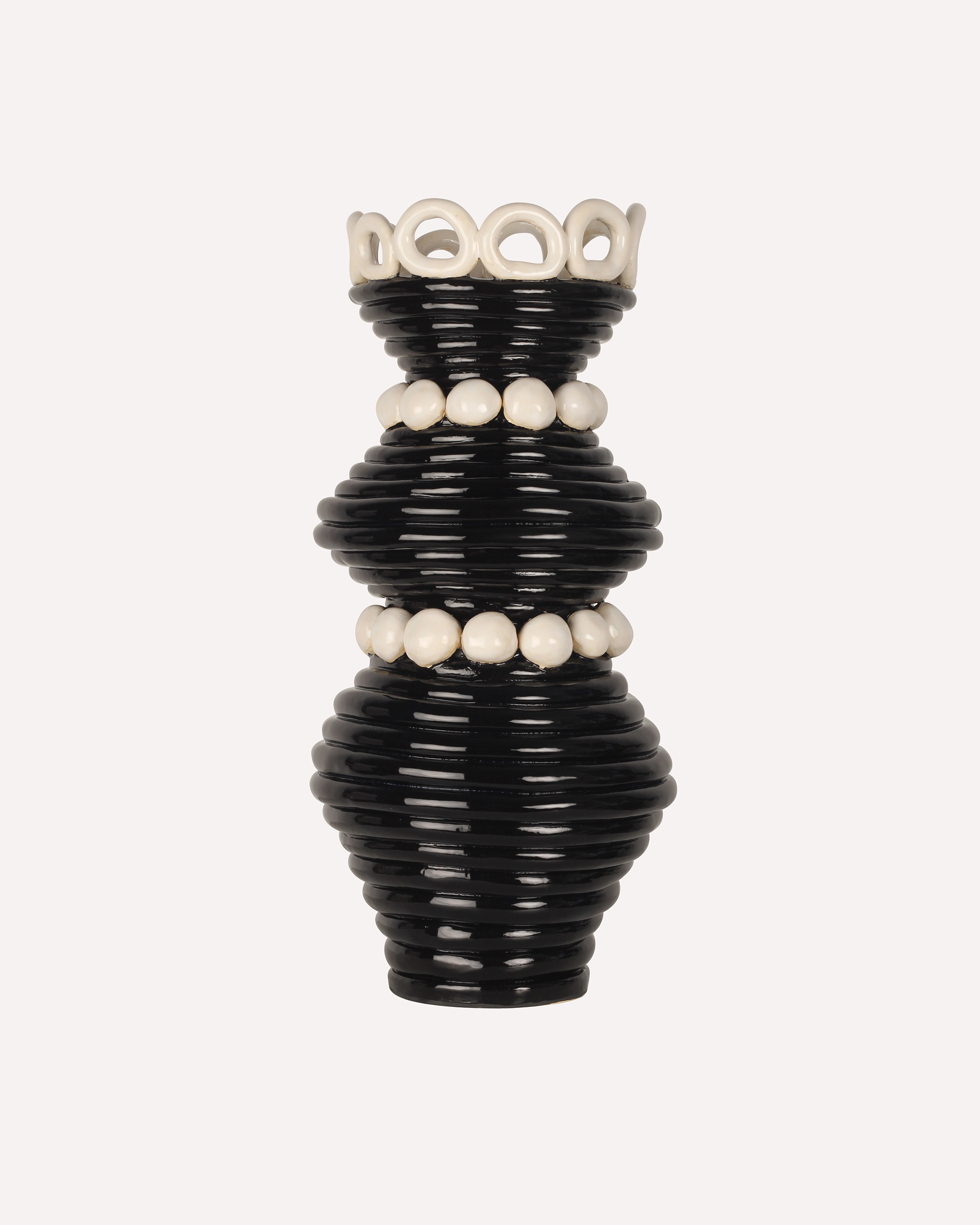 PEARL CHOKER TOTEM NO. 1Stoneware, Glazed.30x11cm