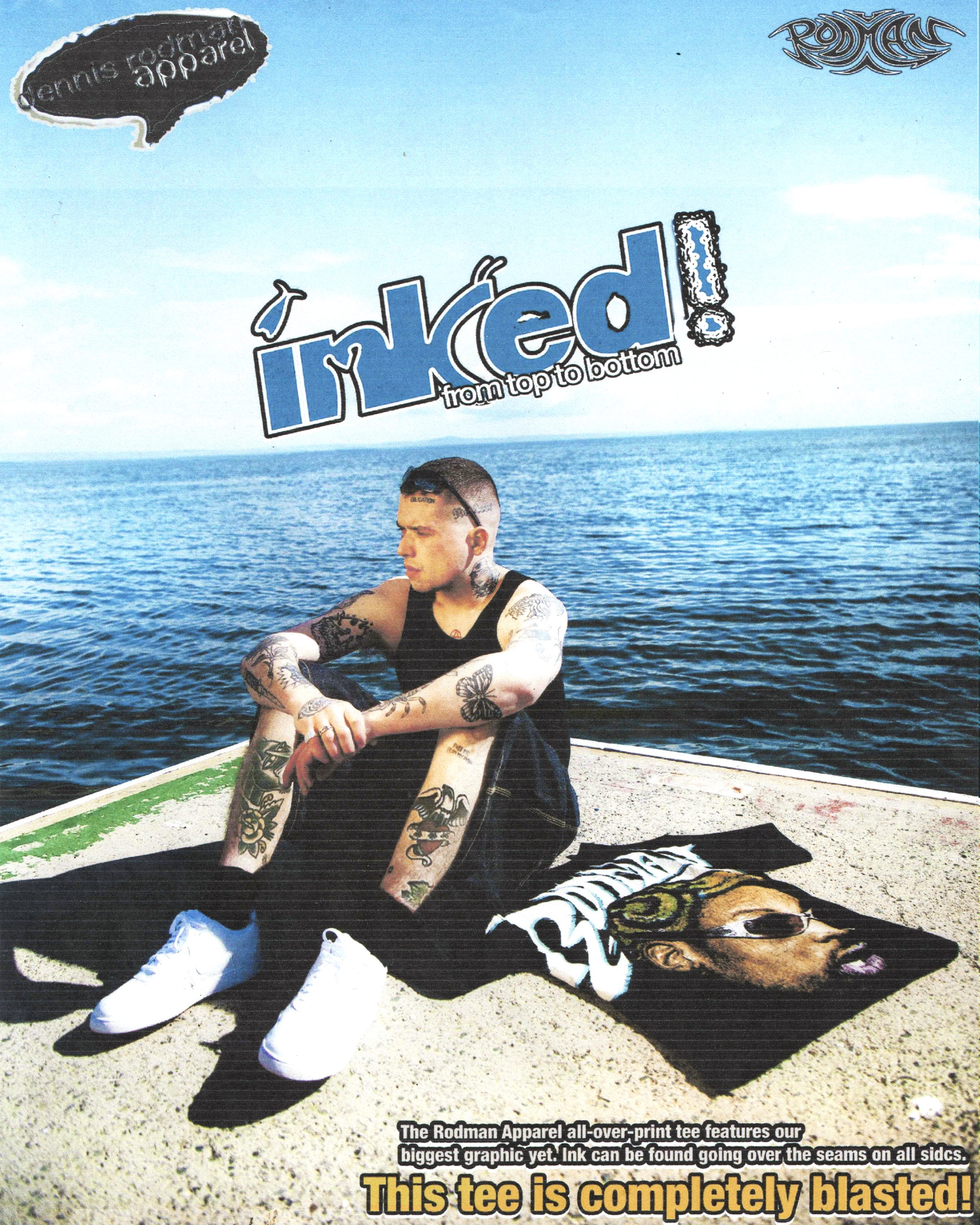 dennis rodman apparel ad campaign (2024)