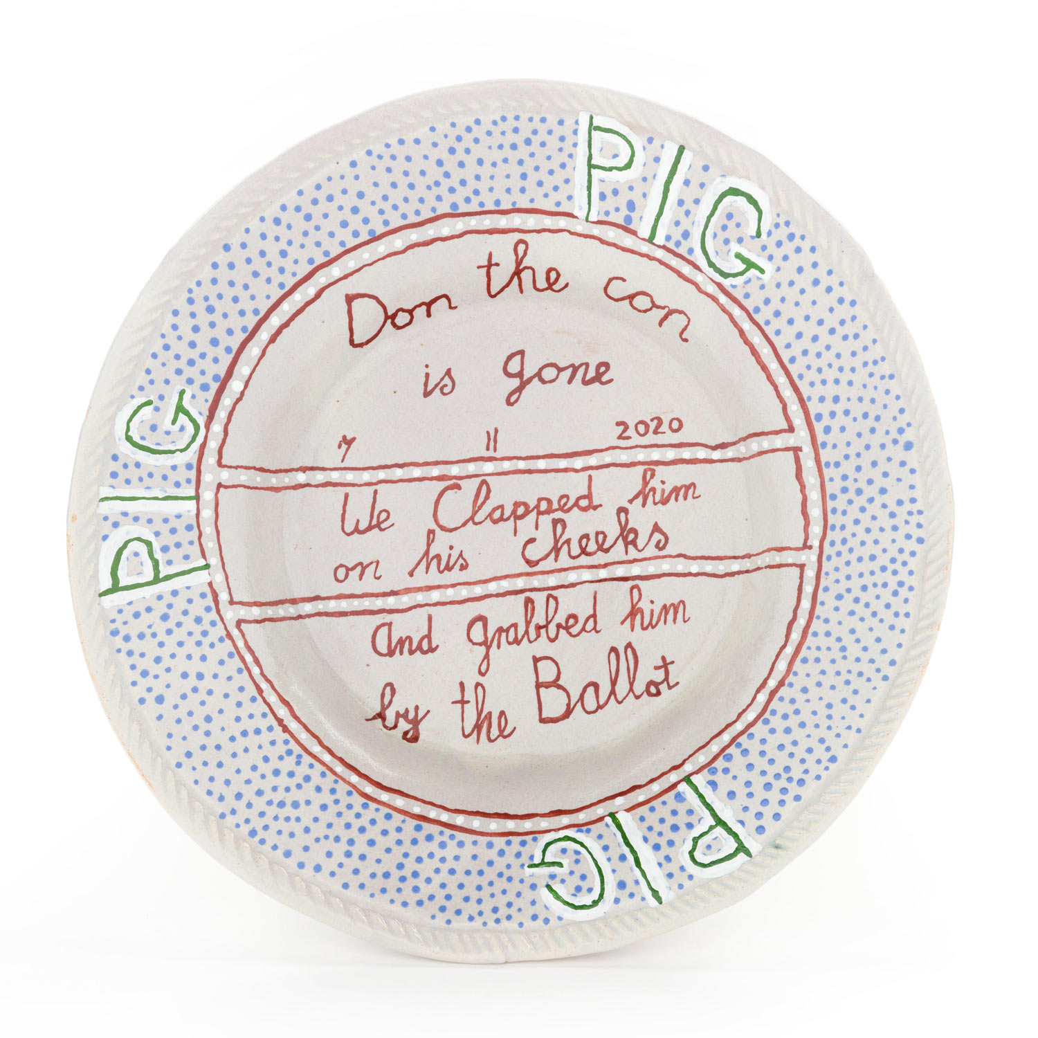 Don the con is gone, plate 1, 7 November 2020