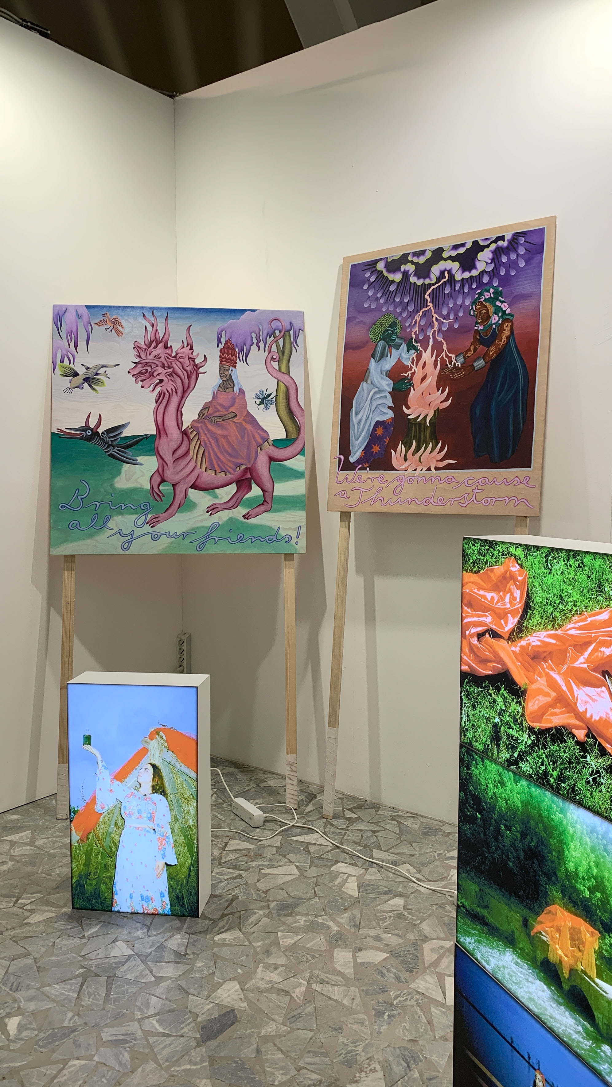 Laure Marville, Marleen Rothaus and Virginia Lupu curated by Louisa Behr at Mouches Volantes, Cologne [D] at The Others