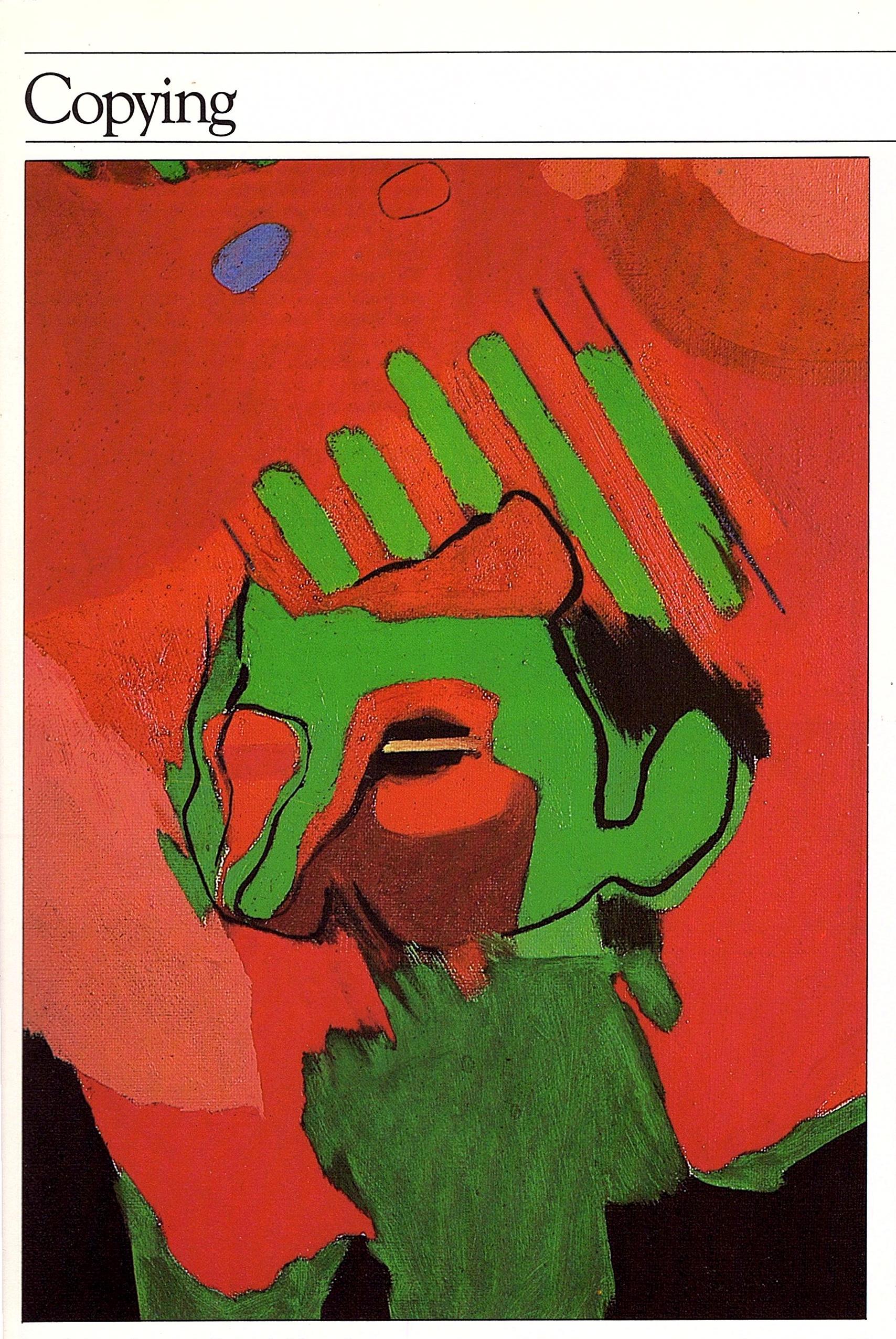 Copying, 2025, found image, 18 x 27 cm