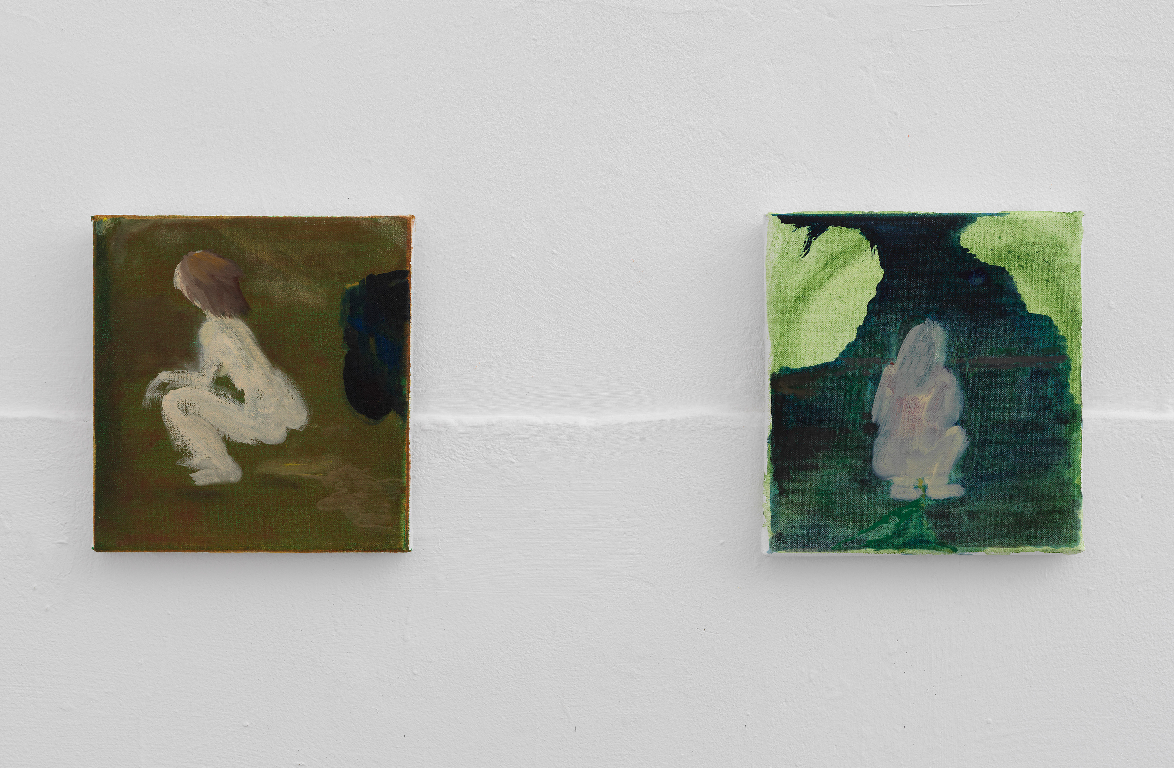 pisser, 2020, 22 x 20 cm oil on canvas