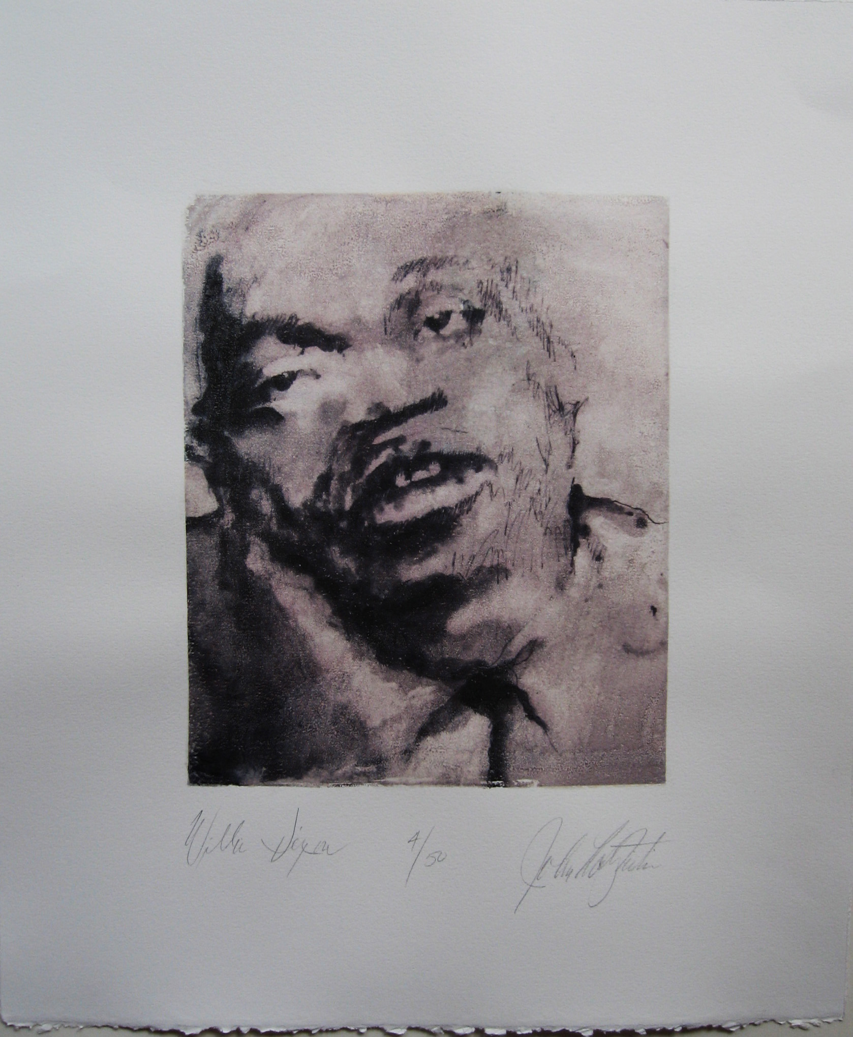 H: Willie Dixon 16” x 13.5”