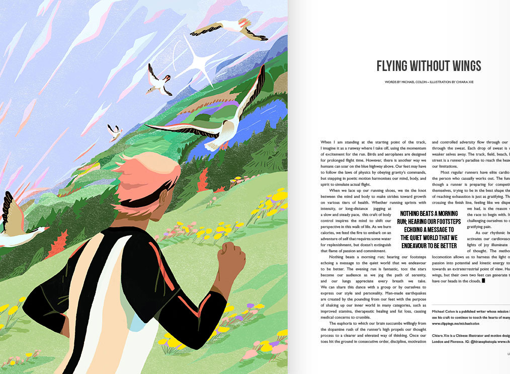 Flying Without Wings, Like the Wind Magazine