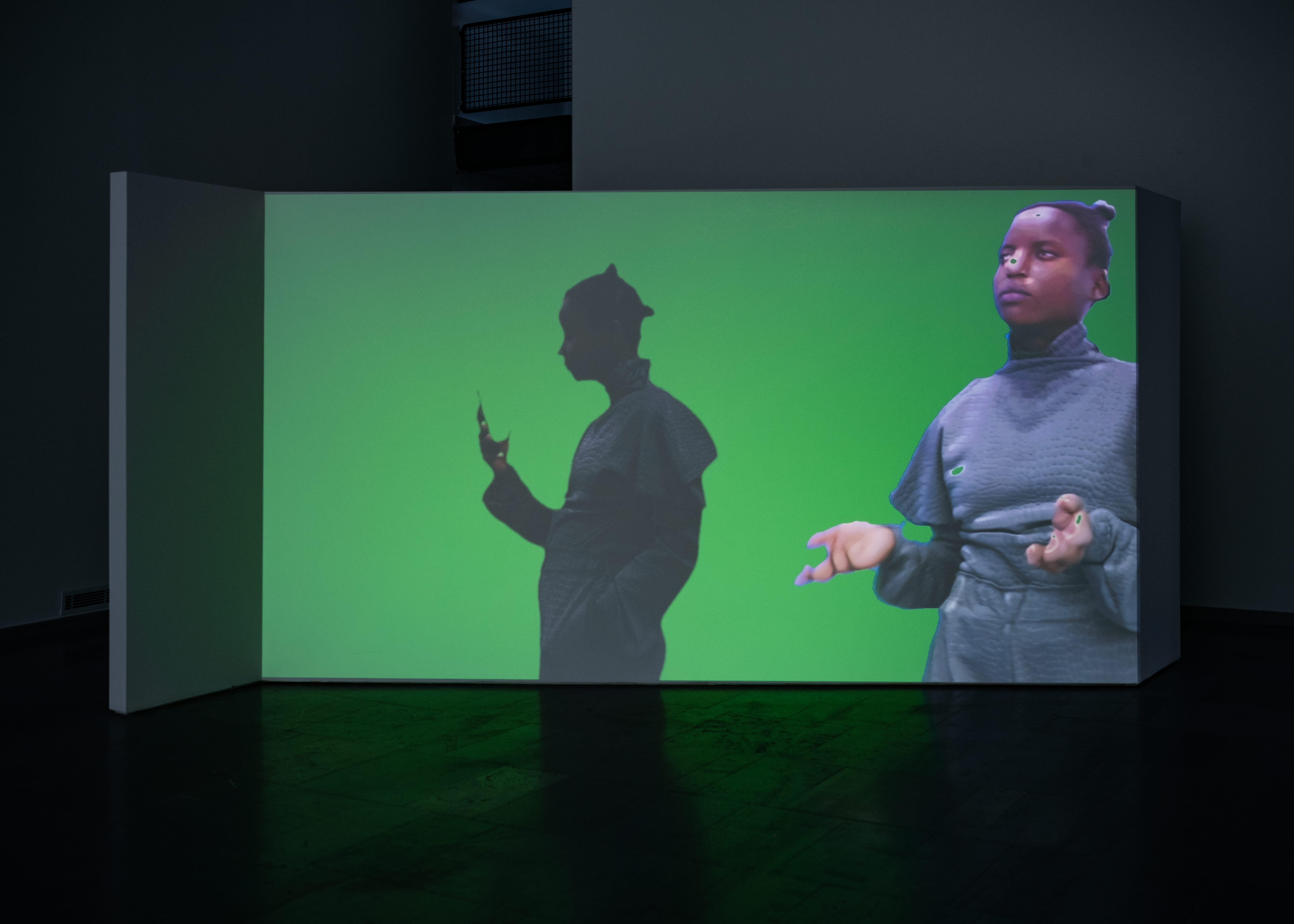 Installation view. Sandra Mujinga, ILYNL (It´s Like You Never Left), 2016