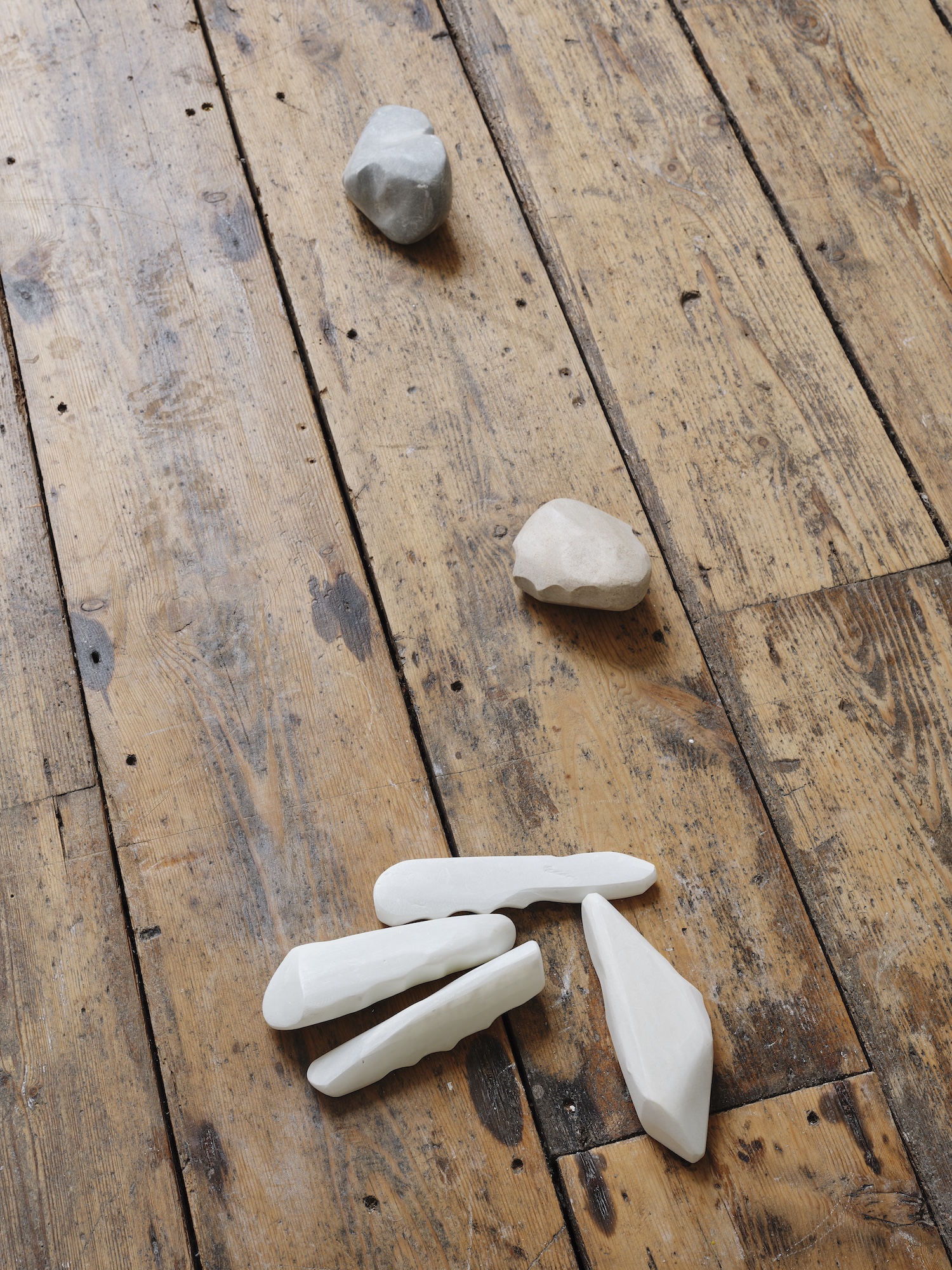 Marie Farrington, [x] Figures for Lifting, 2025. Photo: Ros Kavanagh, courtesy of The Dock.