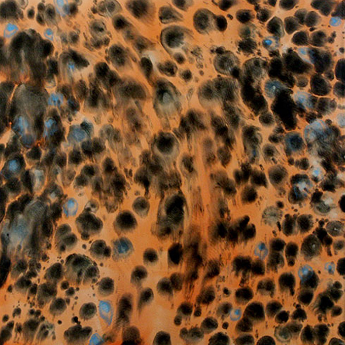 FloatLikeaButterflyStingLikeaBee #22, 2004, oil on aluminum, 32"x32