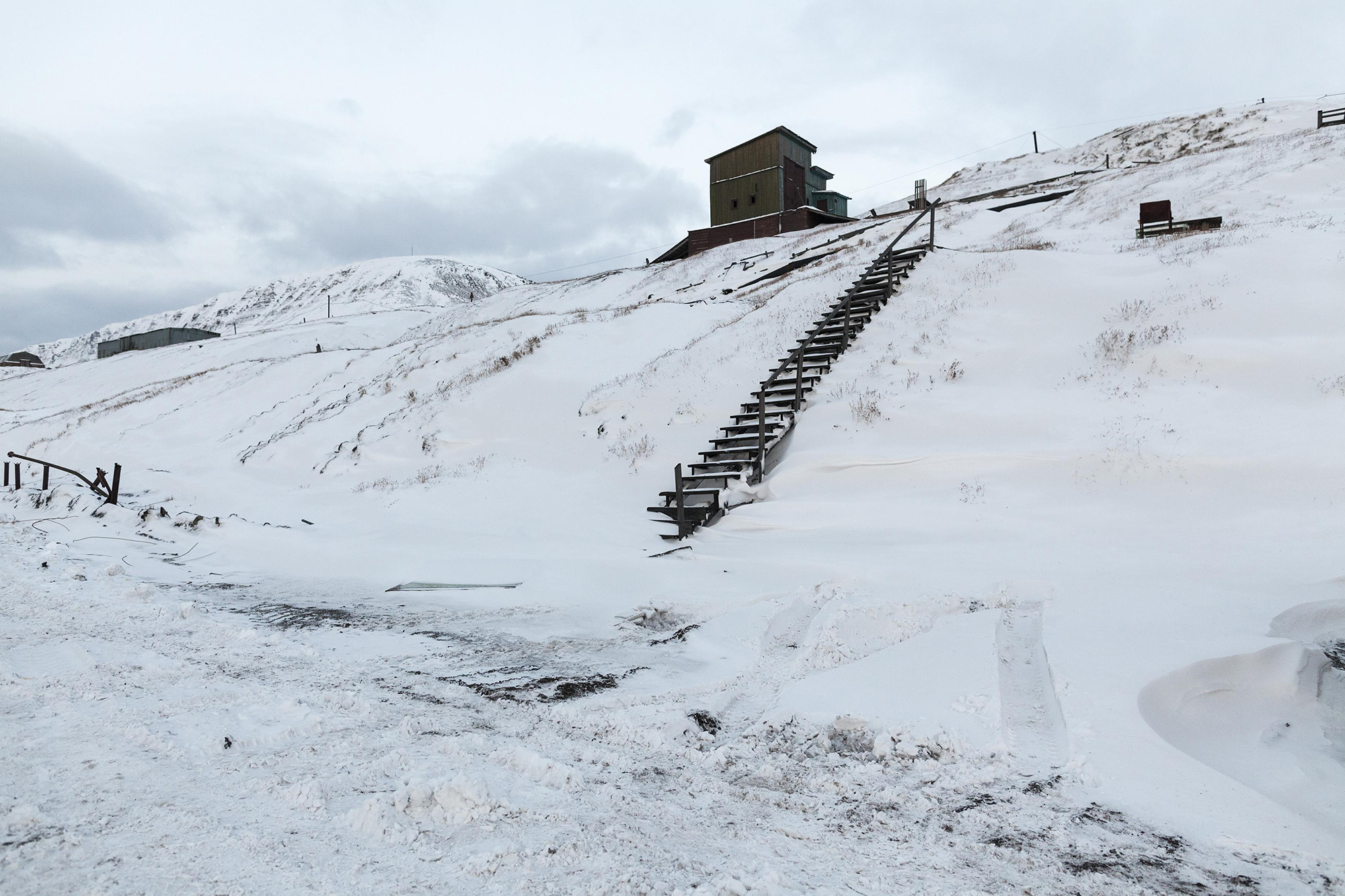 Arctic Coal: Barentsburg, Svalbard 11, 2014; archival inkjet print; 32 × 48 inches.