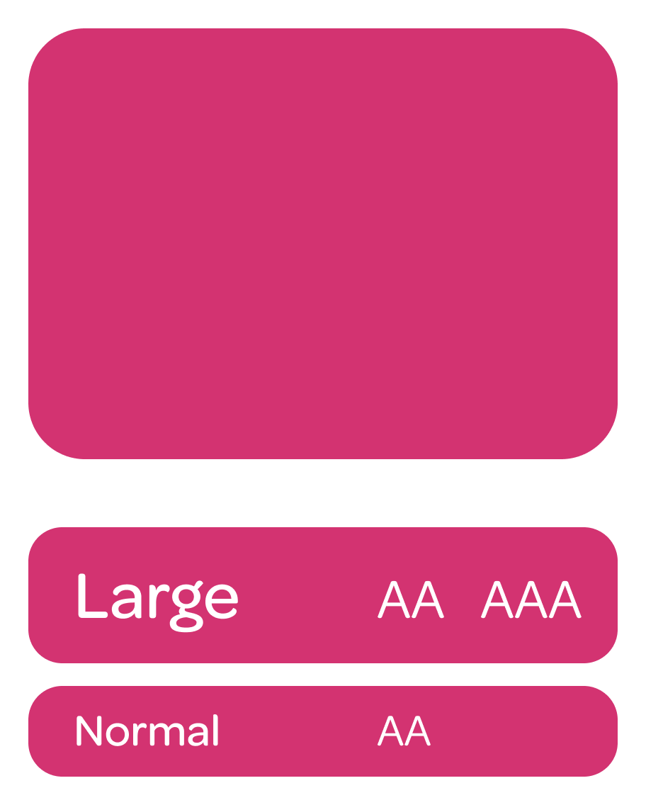 Raspberry jam contrast: white (daisy petal) can be used