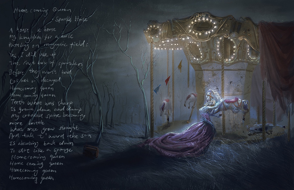 Illustration for Homecoming Queen, a song by Sparkle Horse, digital, 2022