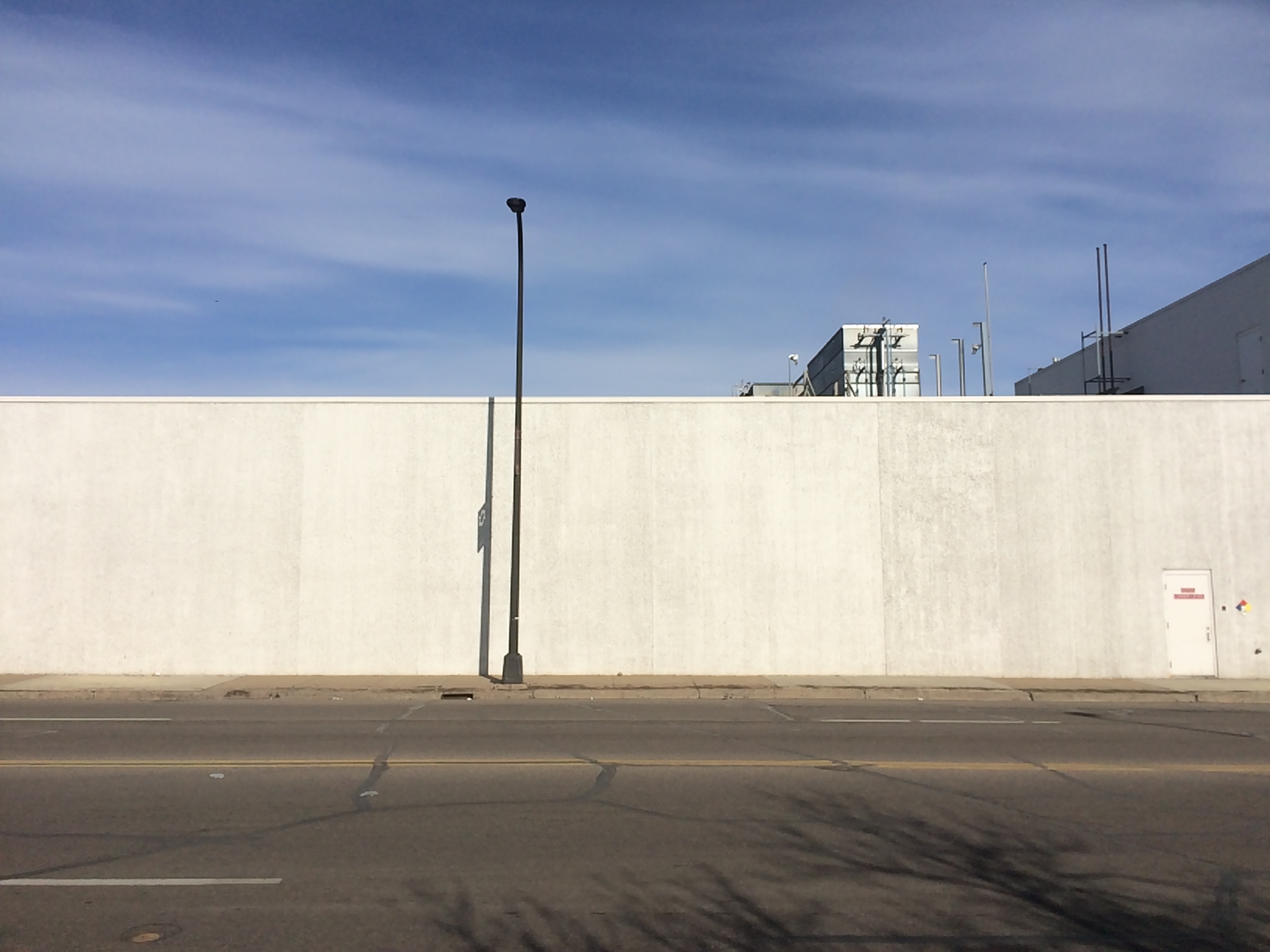 The Great White Wall of West Broadway