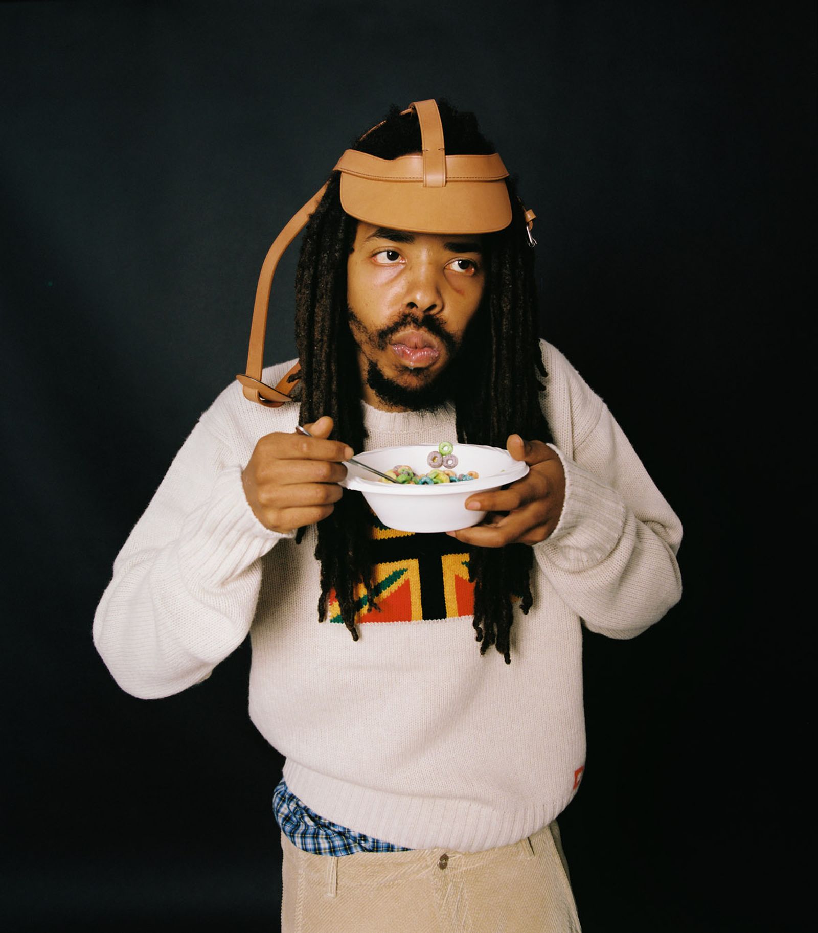 earl sweatshirt. kenzo x gucci. high snobiety. print. (styling, winter 2022)