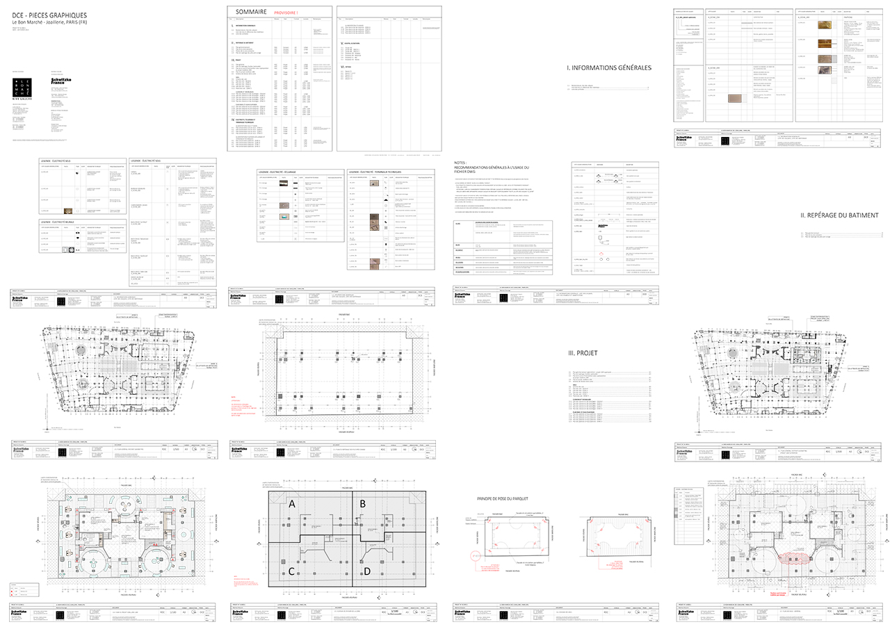 Dessinateur du DCE COMPLET pour Schwitzke France - 80 pages - Suivi et synthèse des lots techniques