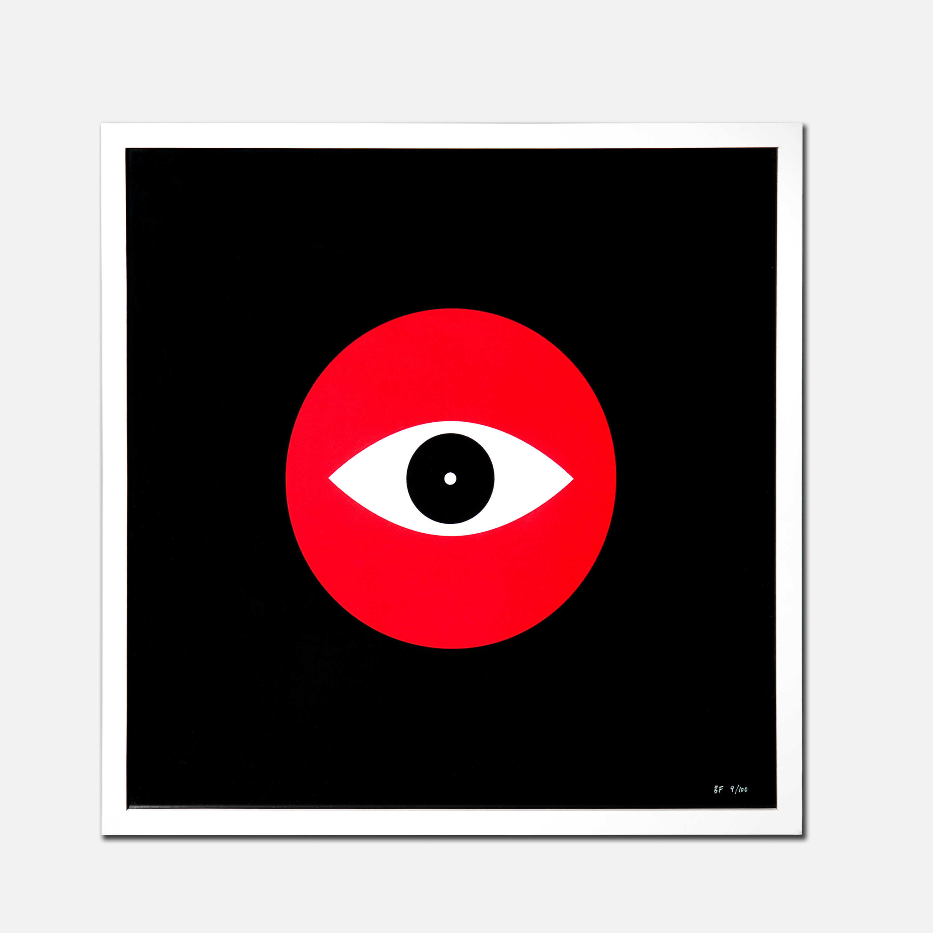 Belief (Small), 2012, 2 color screenprint on Neenah Ultra Birght White, 270 GSM, Edition of 100 + 10 APs, 19.75 x 19.75 in