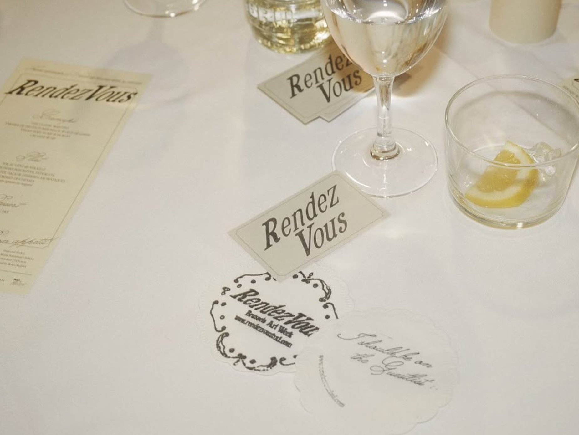 Identity design for RendezVous Brussels Art Week