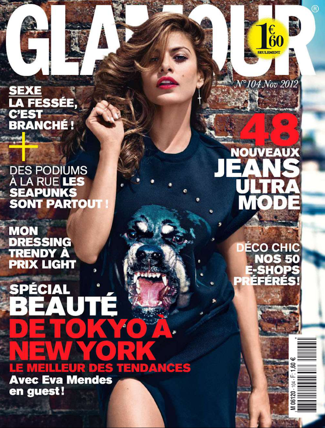 Eva Mendes en couverture du #104 (nov. 12), photographiée par Patrik Sehlstedt