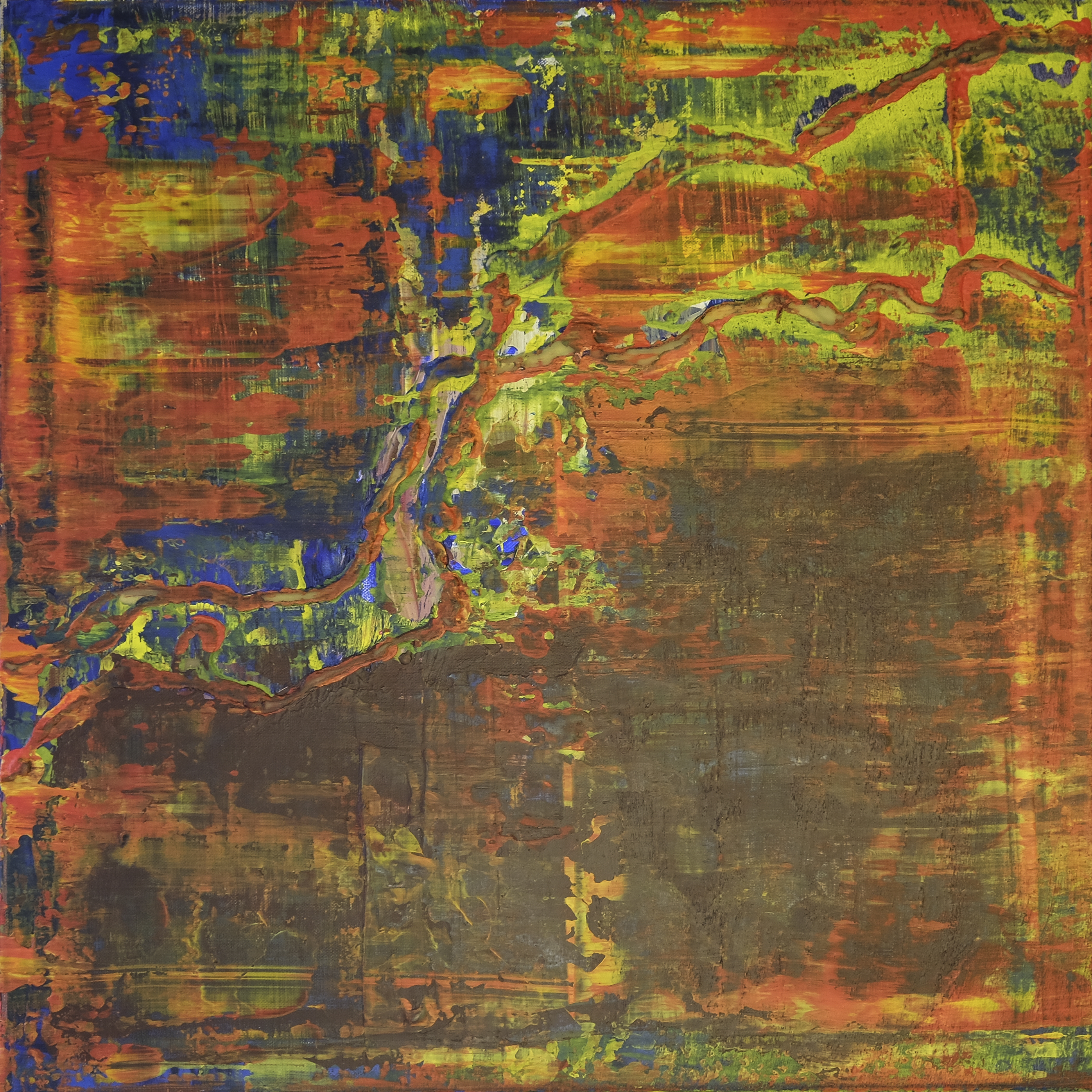 o. T.  Acryl auf Leinwand, 80 x 80 cm